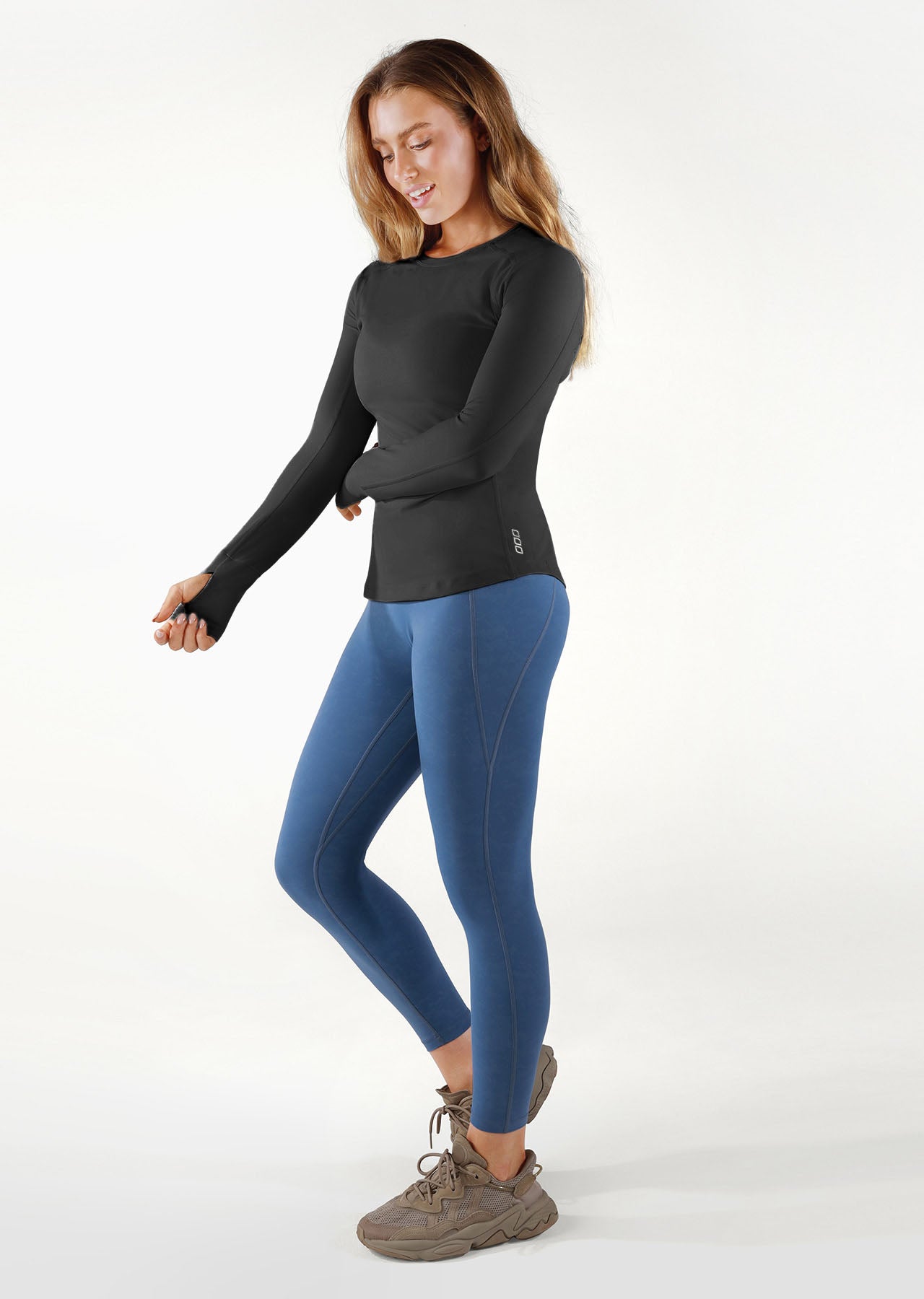 Lorna Jane Tech Active Long Sleeve Top - Black