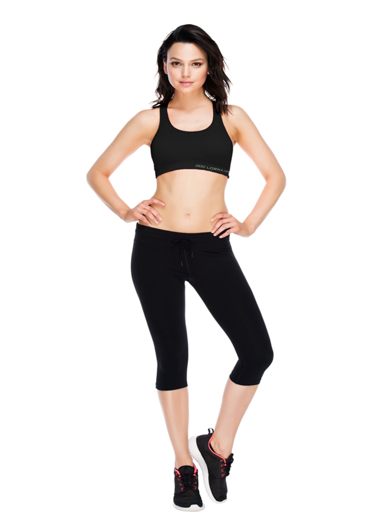 Lorna Jane Tech T-Back Seamless Bra - Black