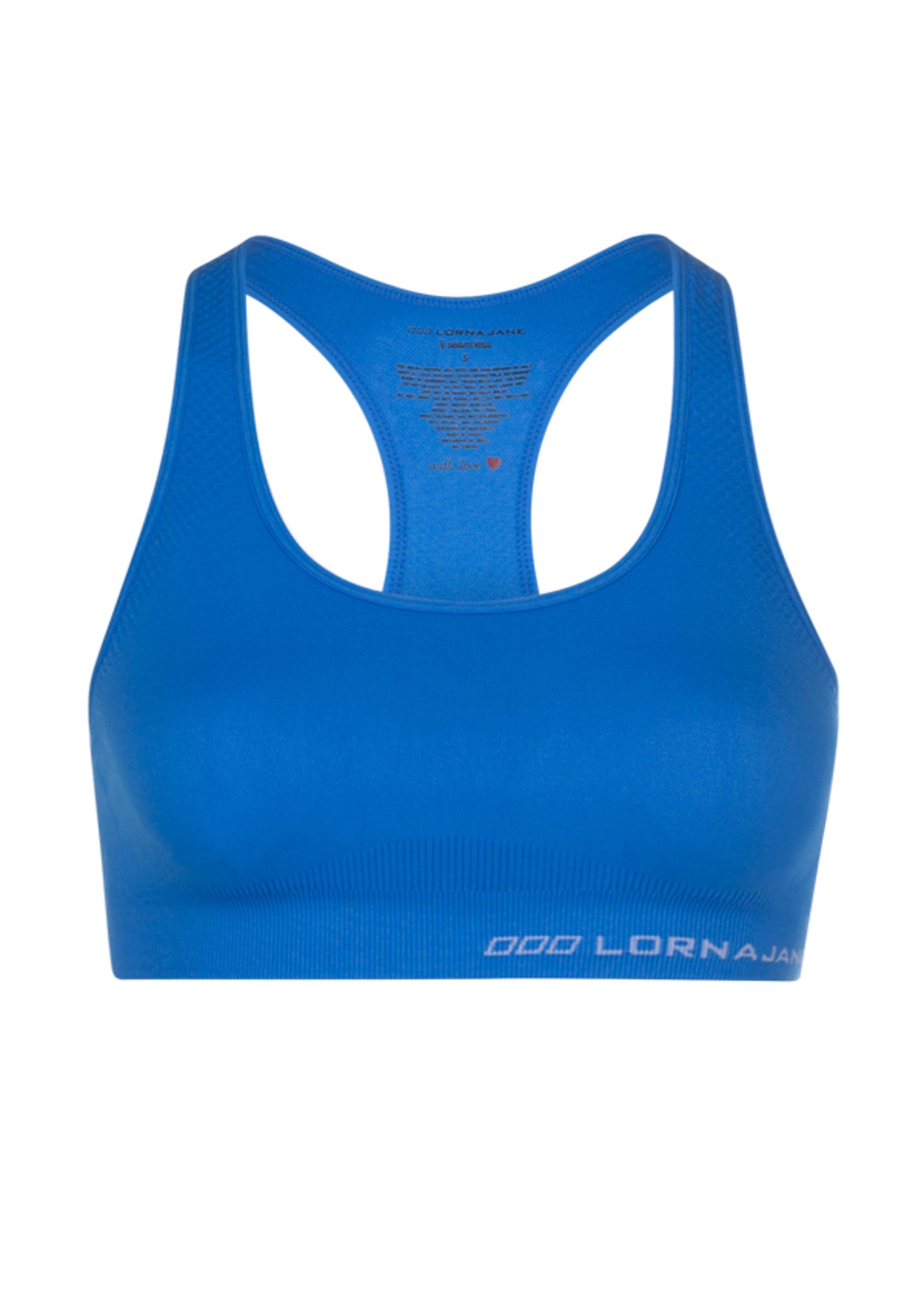 Lorna Jane Tech T-Back Seamless Bra - Cornflower