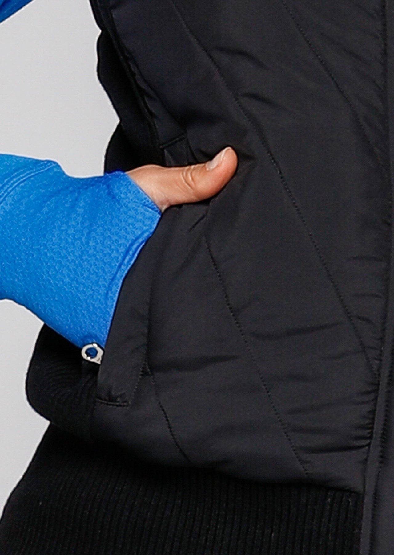 Lorna Jane Teddy Lined Hooded Puffa Vest - Black