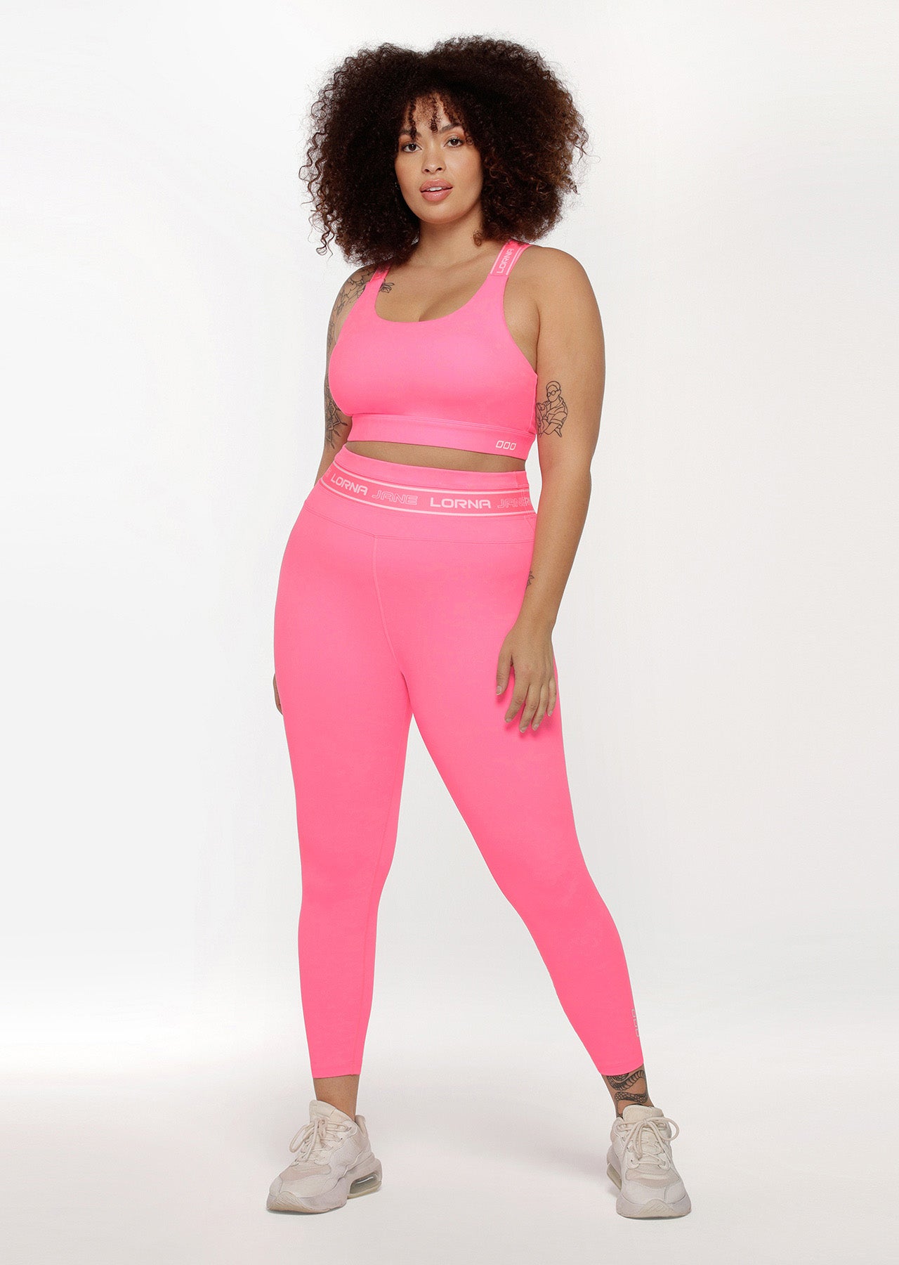 Lorna Jane Tempo Ankle Biter Leggings - Washed Fiesta