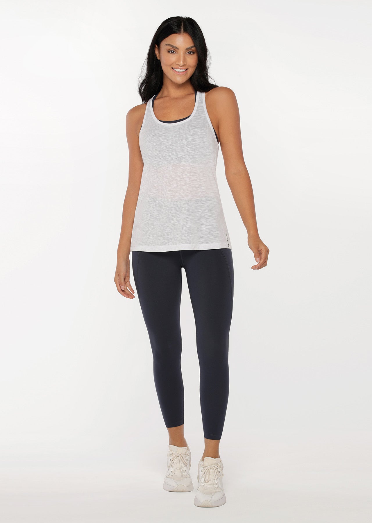 Lorna Jane Thrive Cross Back Active Tank - White