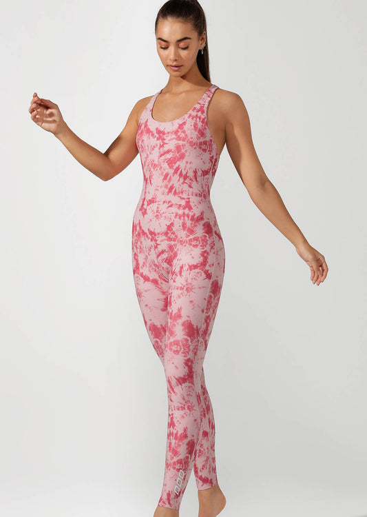 Lorna Jane Tie Dye Excel Onesie - Tie Die Print