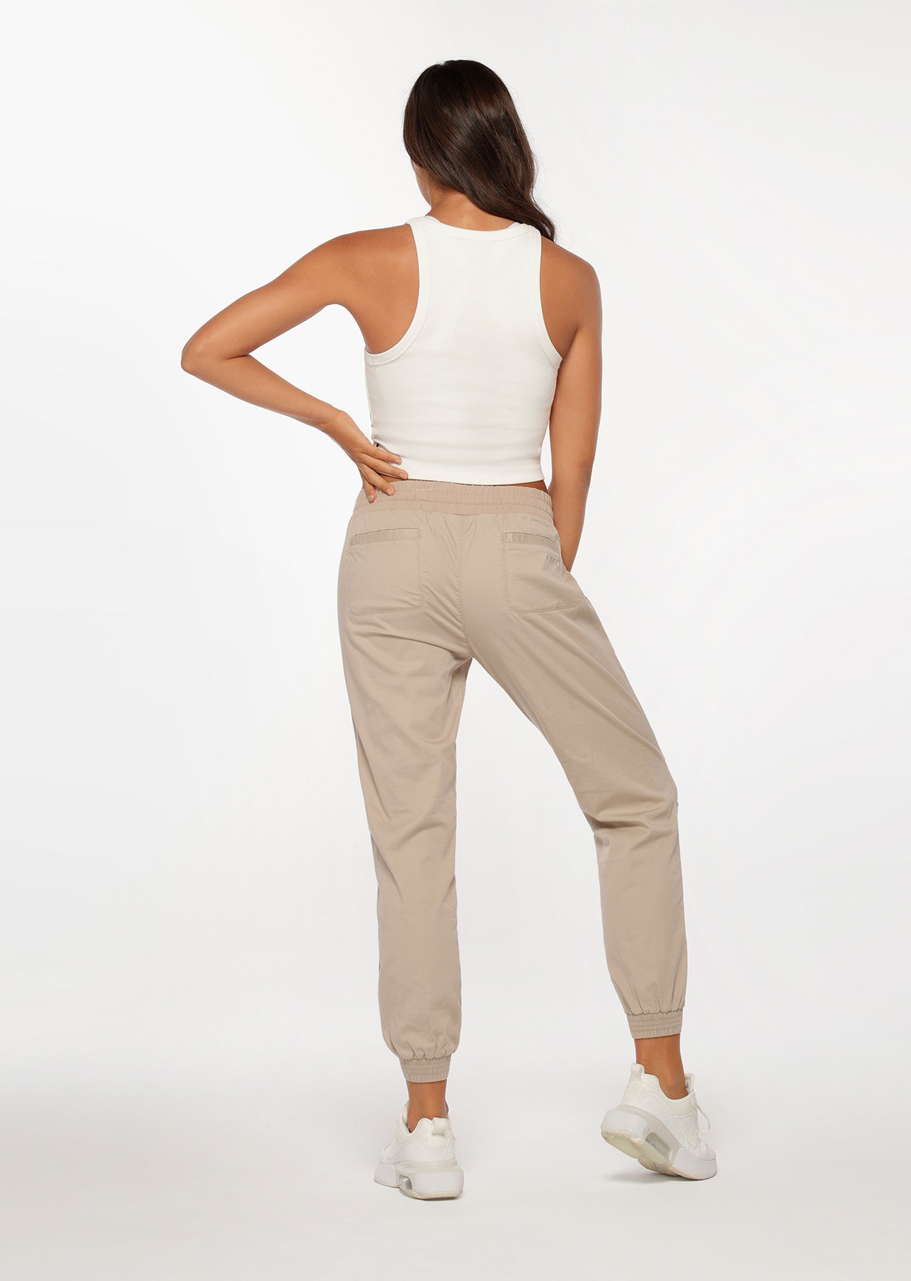 Lorna Jane Time-Out Rib Tank - Porcelain