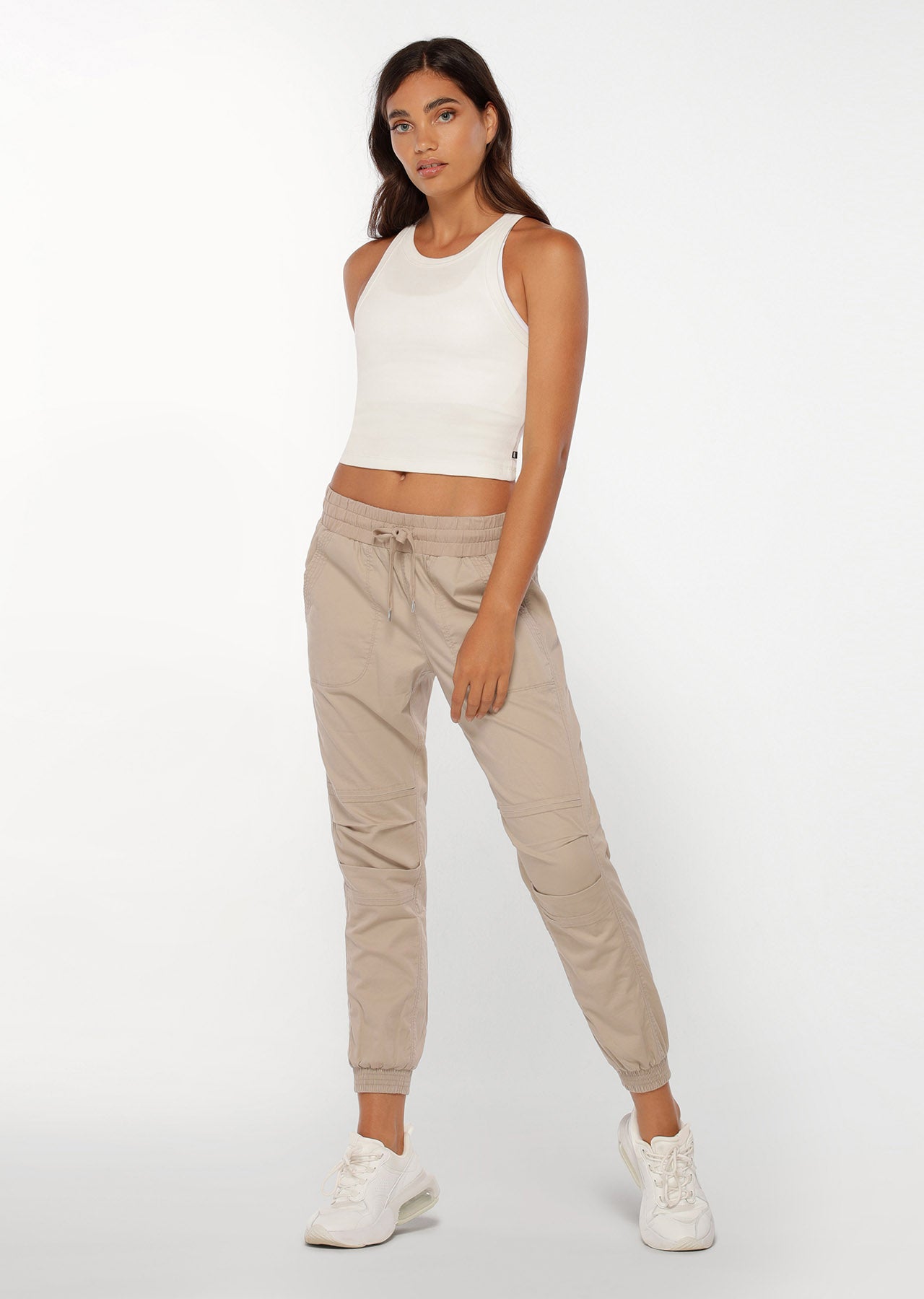 Lorna Jane Time-Out Rib Tank - Porcelain