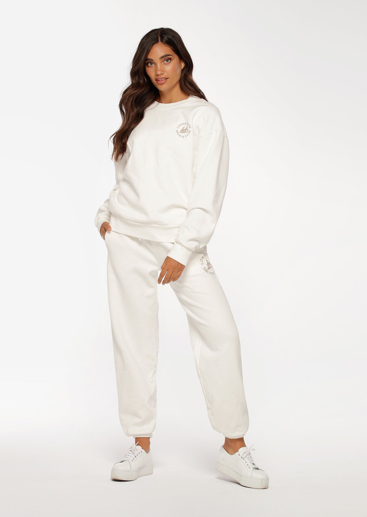 Lorna Jane Time-Out Sweat - Porcelain