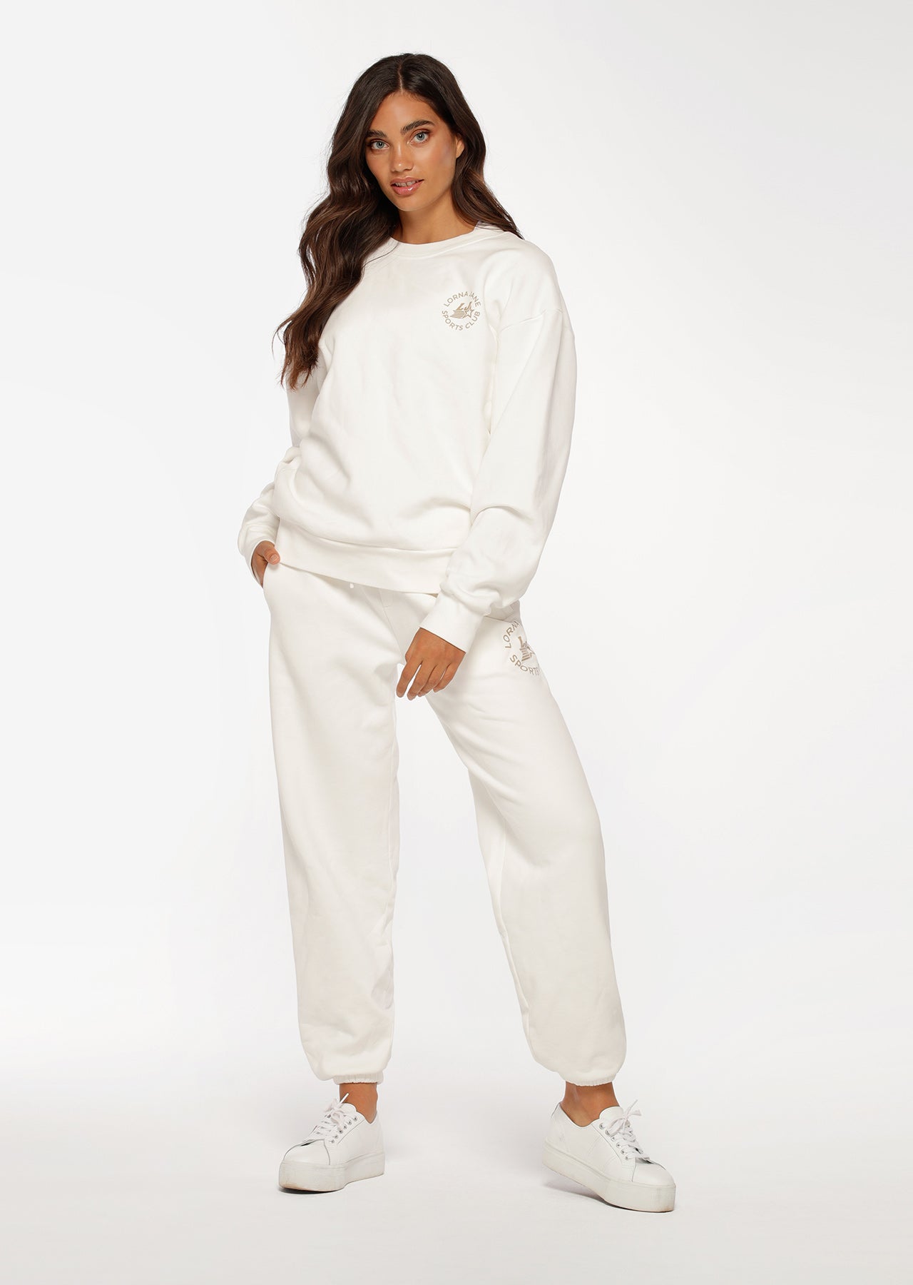 Lorna Jane Time-Out Track Pants - Porcelain