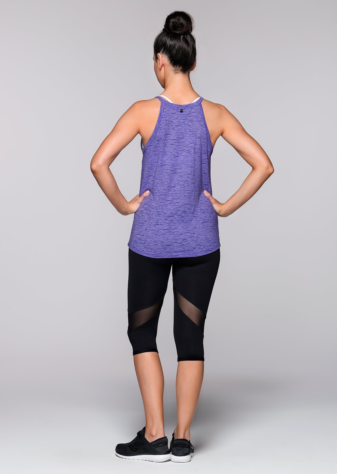 Lorna Jane Tomboy Tank - Blueberry Marl