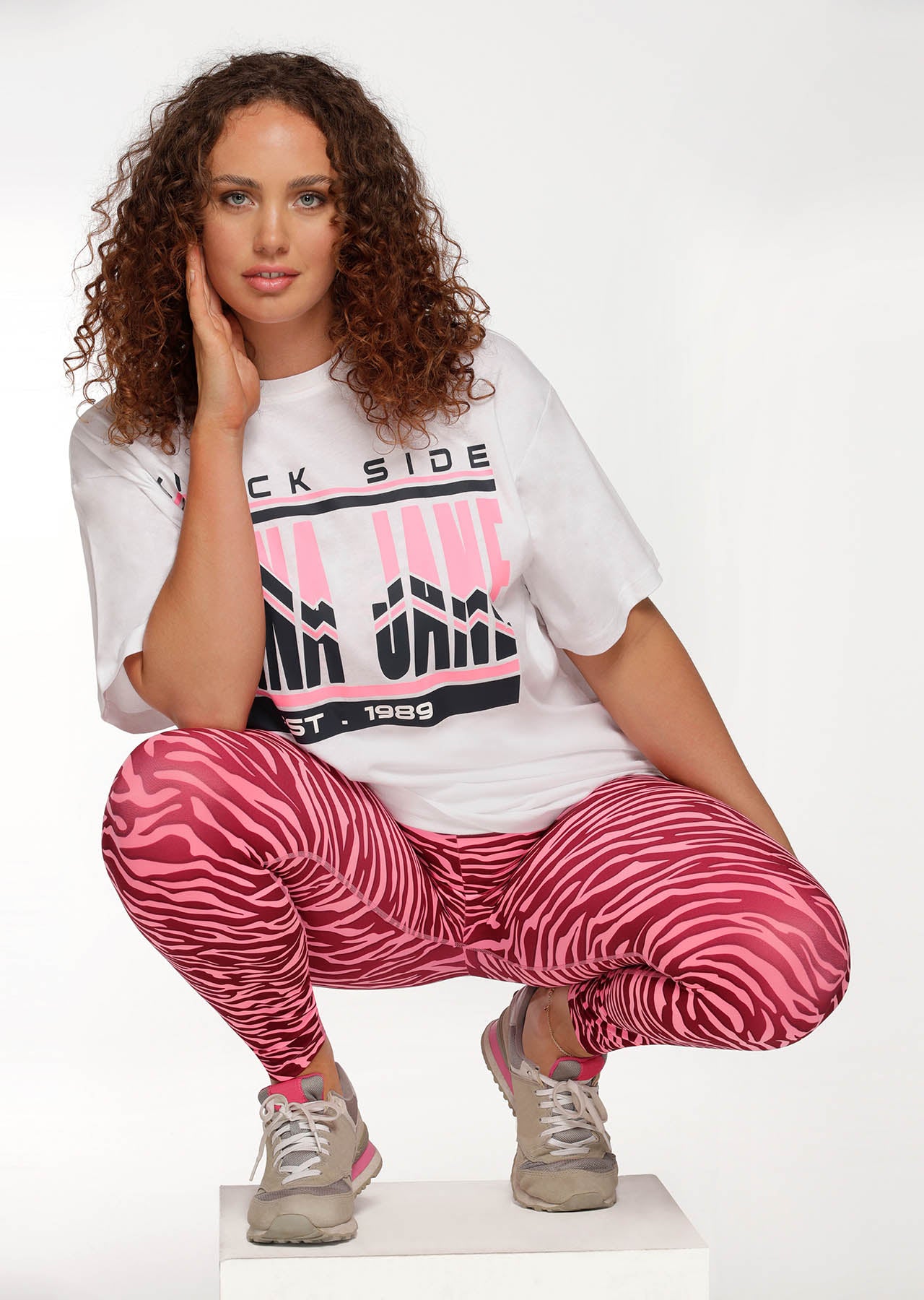 Lorna Jane Trackside Oversized Tee - White