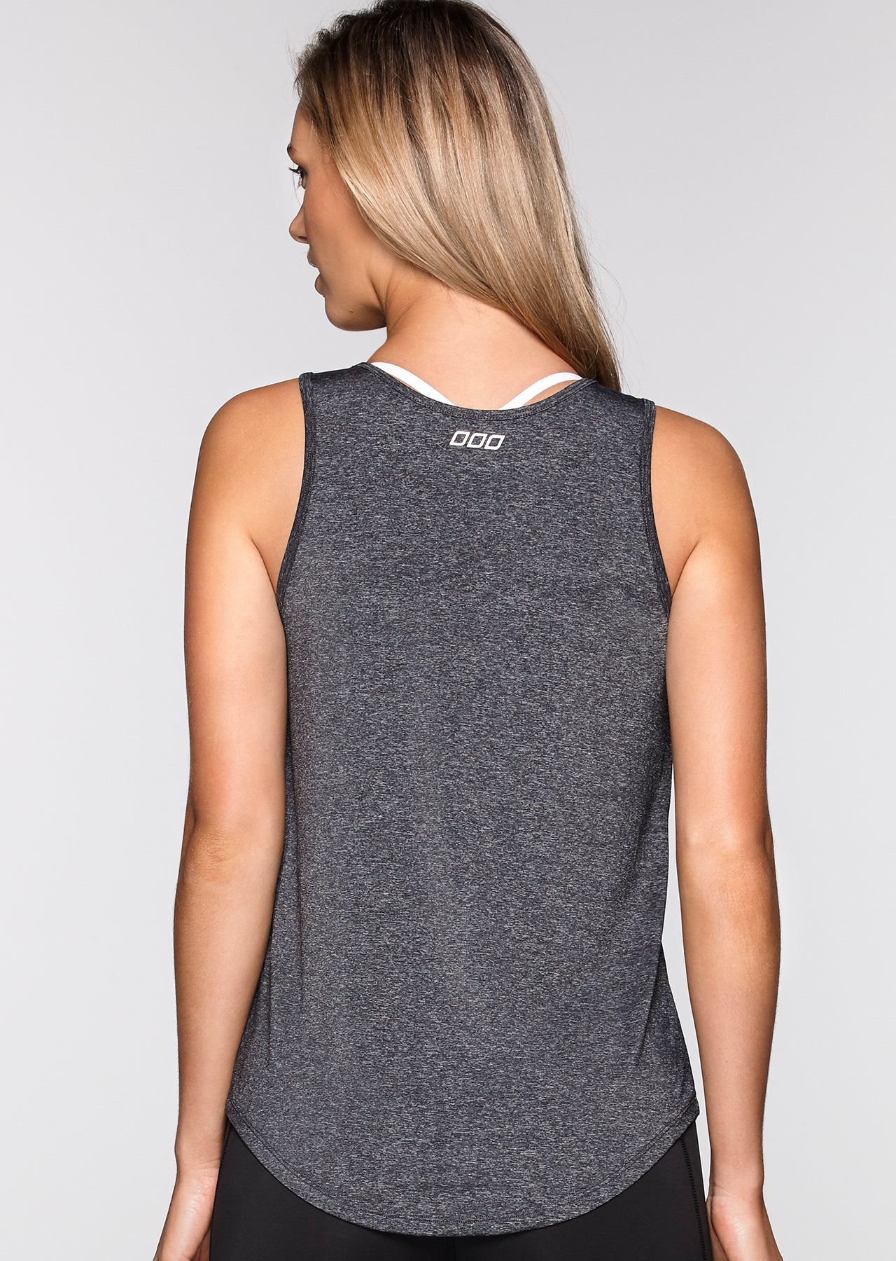 Lorna Jane Training Excel Tank - Black Marl