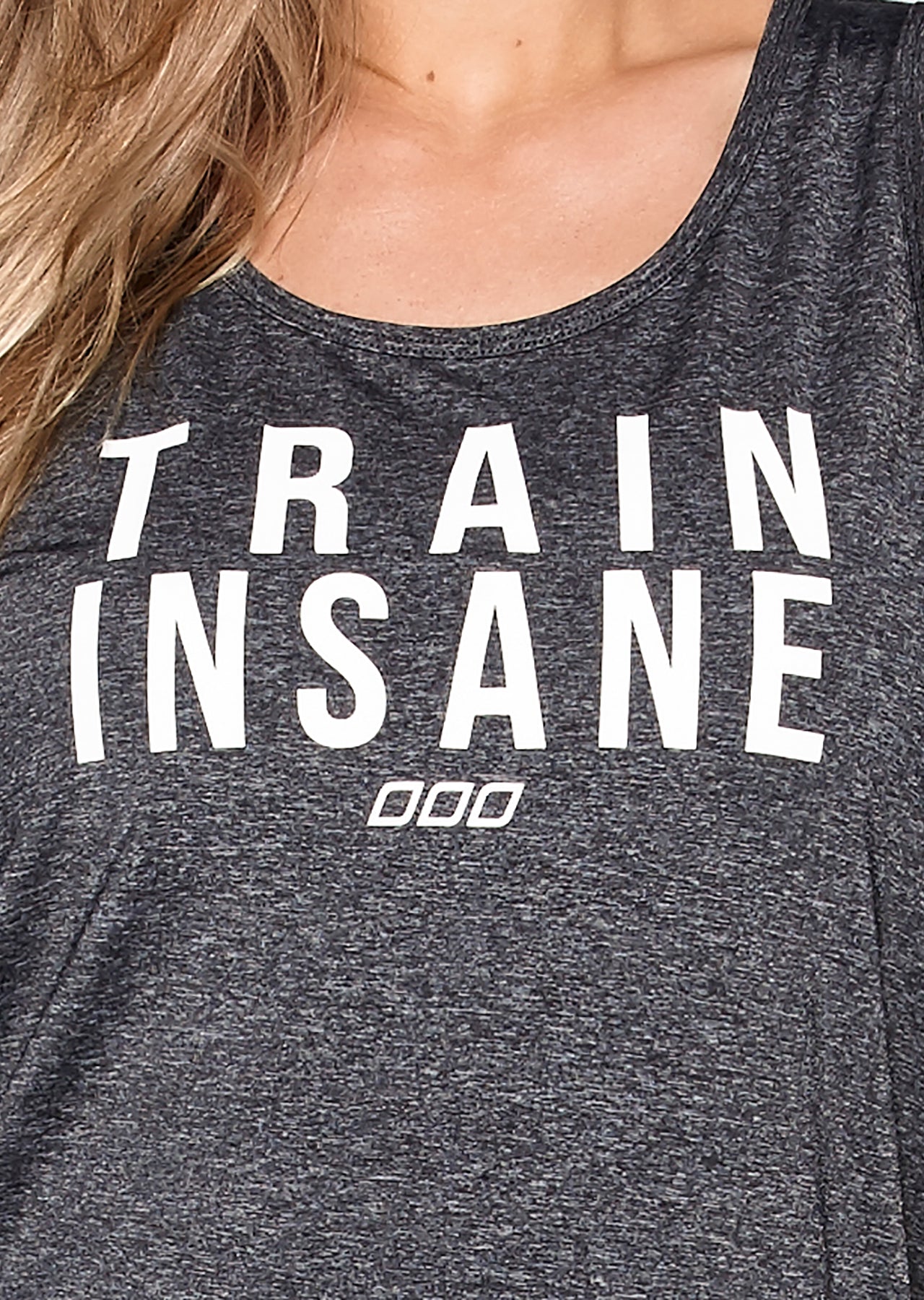 Lorna Jane Training Excel Tank - Black Marl