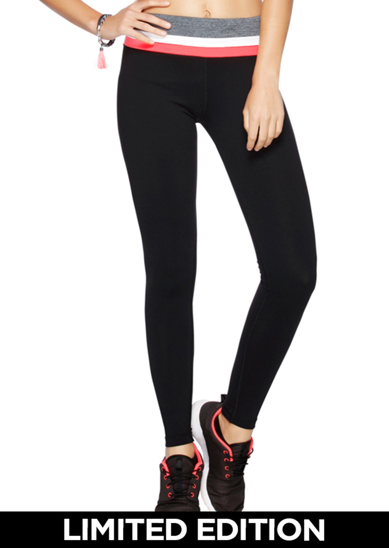 Lorna Jane Trapeze F/L Tight - Black