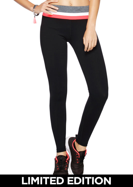 Lorna Jane Trapeze F/L Tight - Black