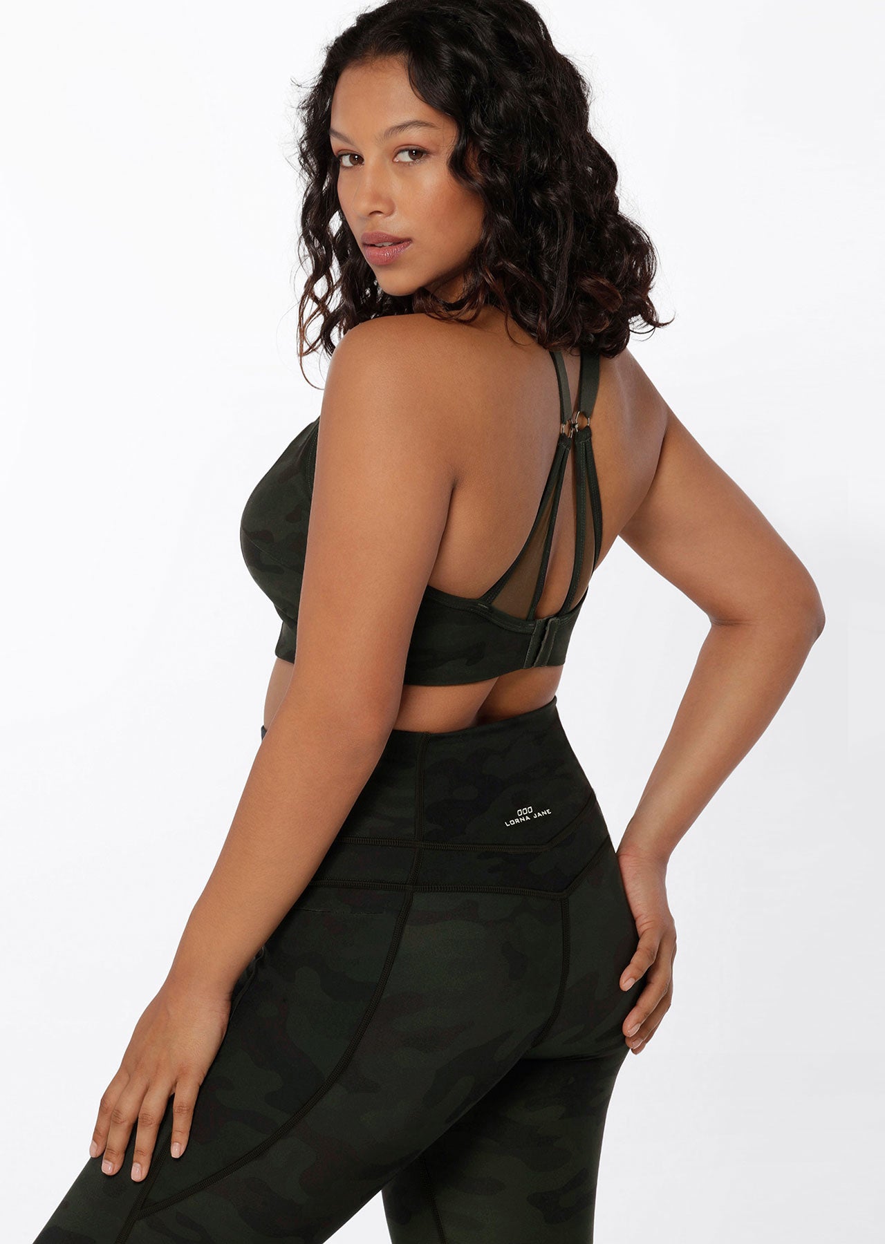 Lorna Jane Tropic Safari Sports Bra - Tropical Safari Print