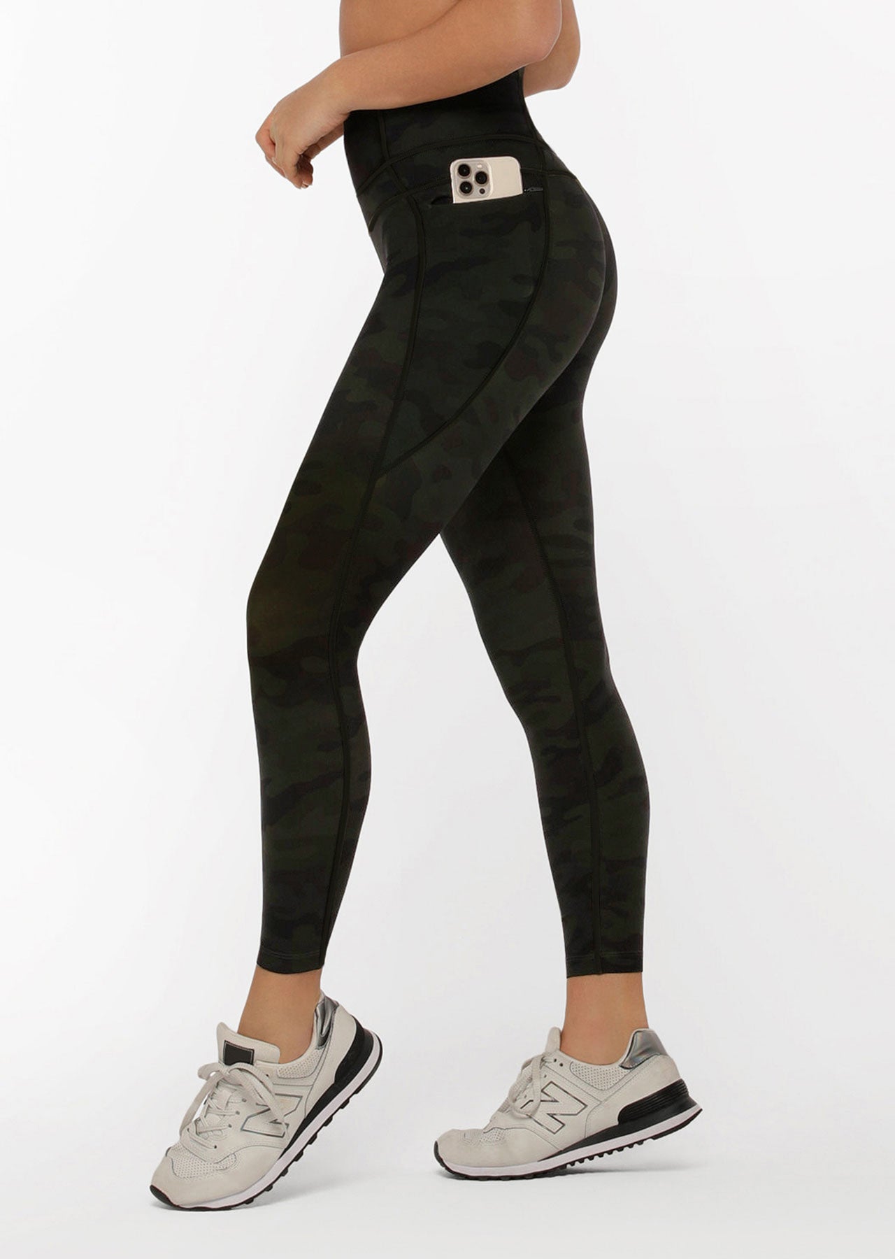 Lorna Jane Tropic Safari Stomach Support Ankle Biter Leggings - Tropical Safari Print