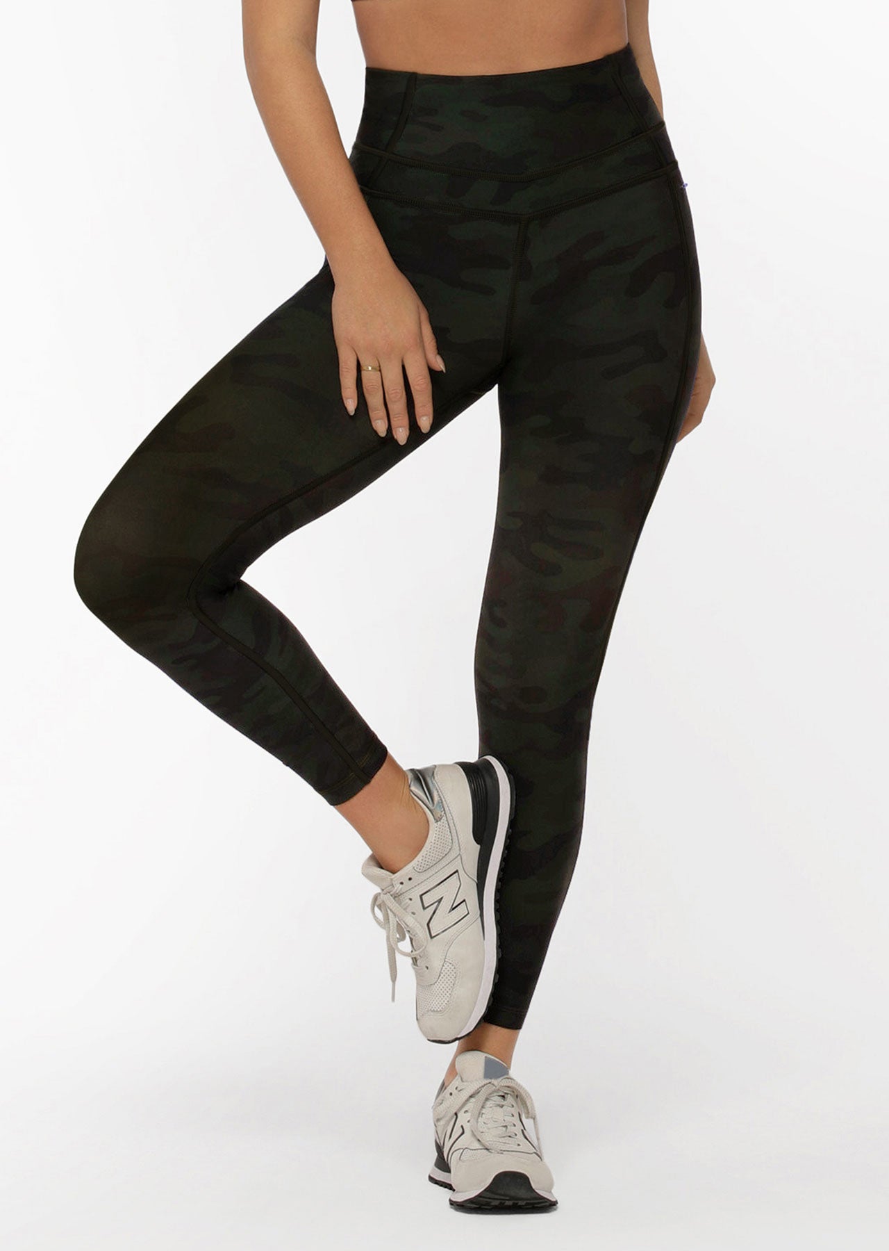 Lorna Jane Tropic Safari Stomach Support Ankle Biter Leggings - Tropical Safari Print