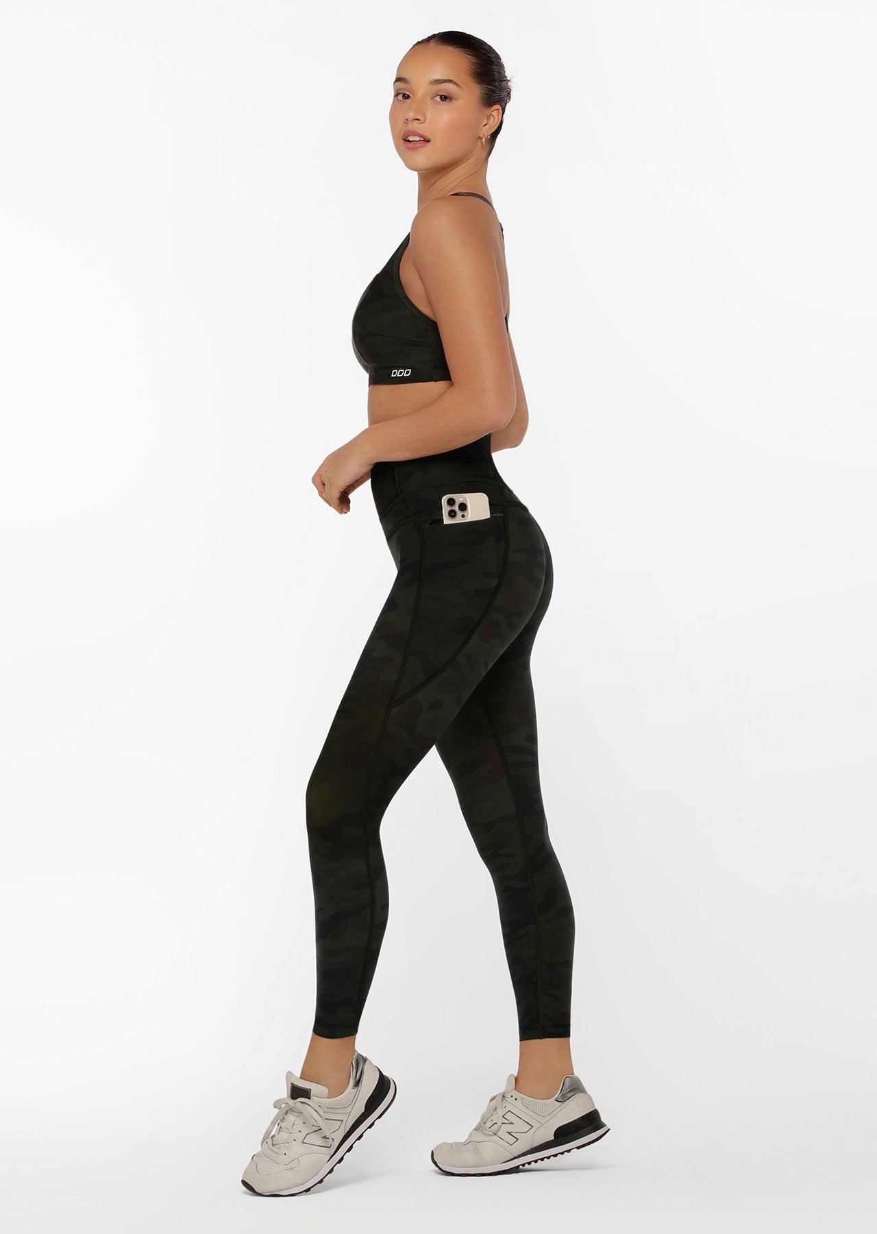 Lorna Jane Tropic Safari Stomach Support Ankle Biter Leggings - Tropical Safari Print