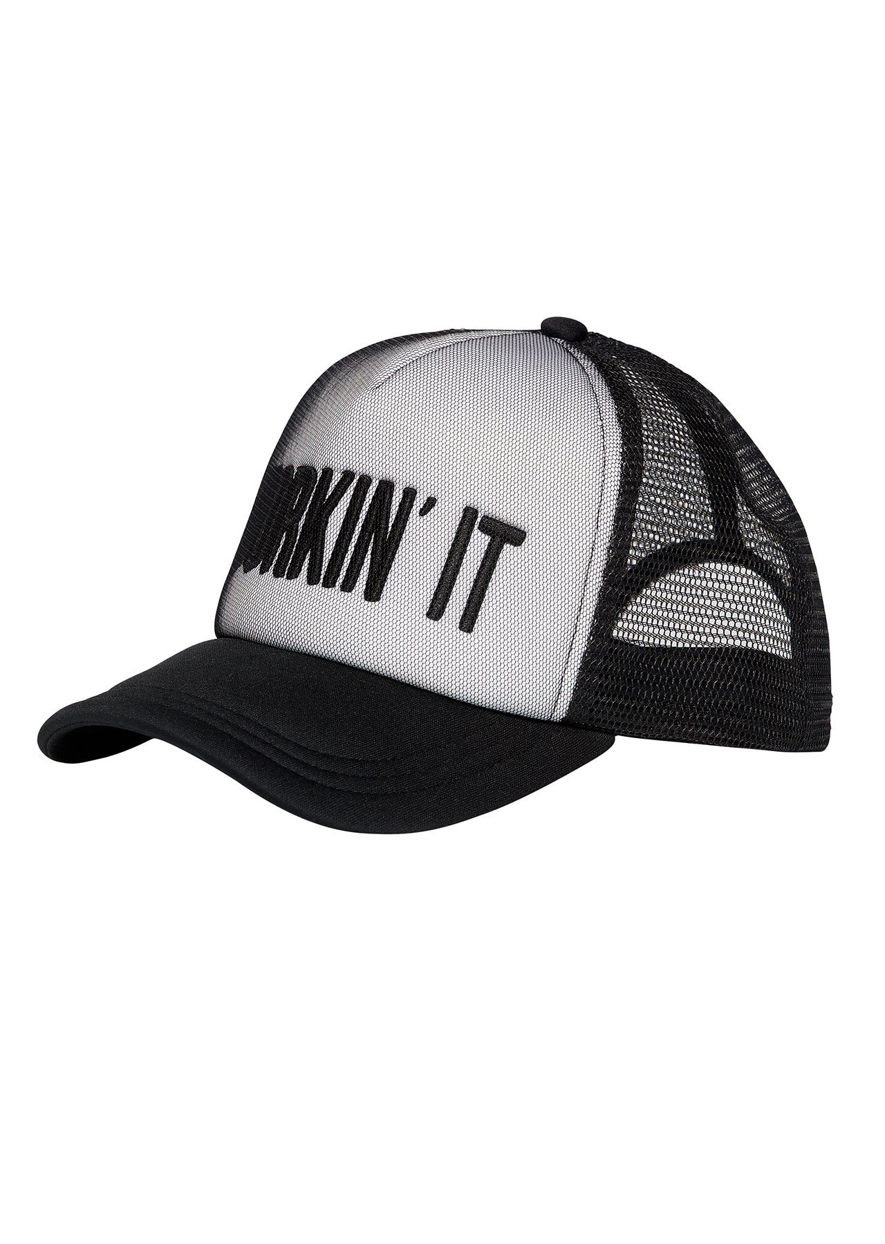 Lorna Jane Trucker Hat - White/Black