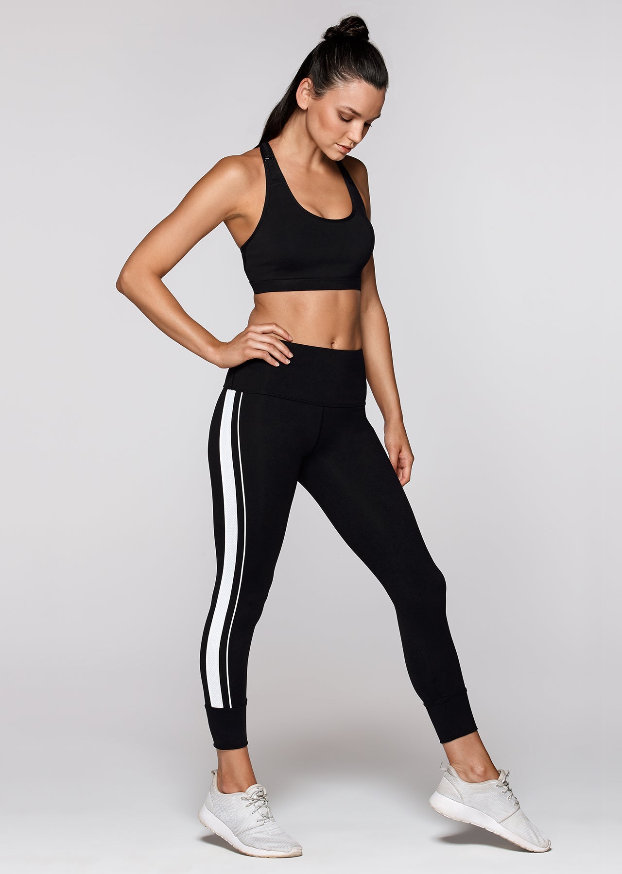 Lorna Jane Tux Lux Core Ankle Biter Tight - Black