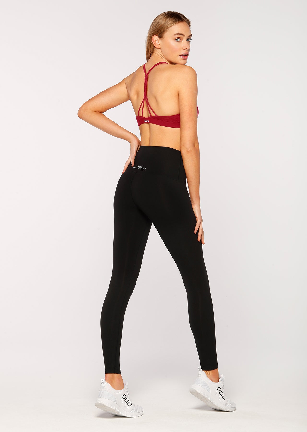 Lorna Jane Twiggy F/L Tight - Black