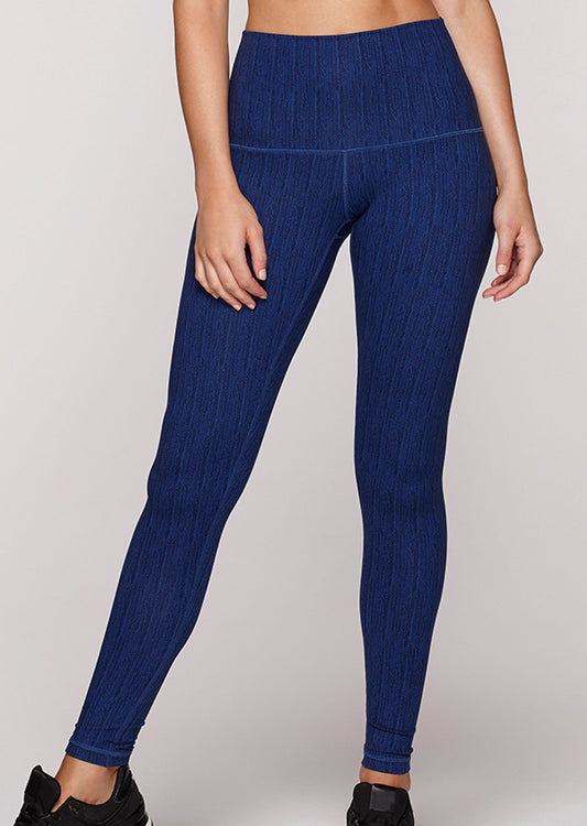 Lorna Jane Twiggy F/L Tight - Indigo Marl