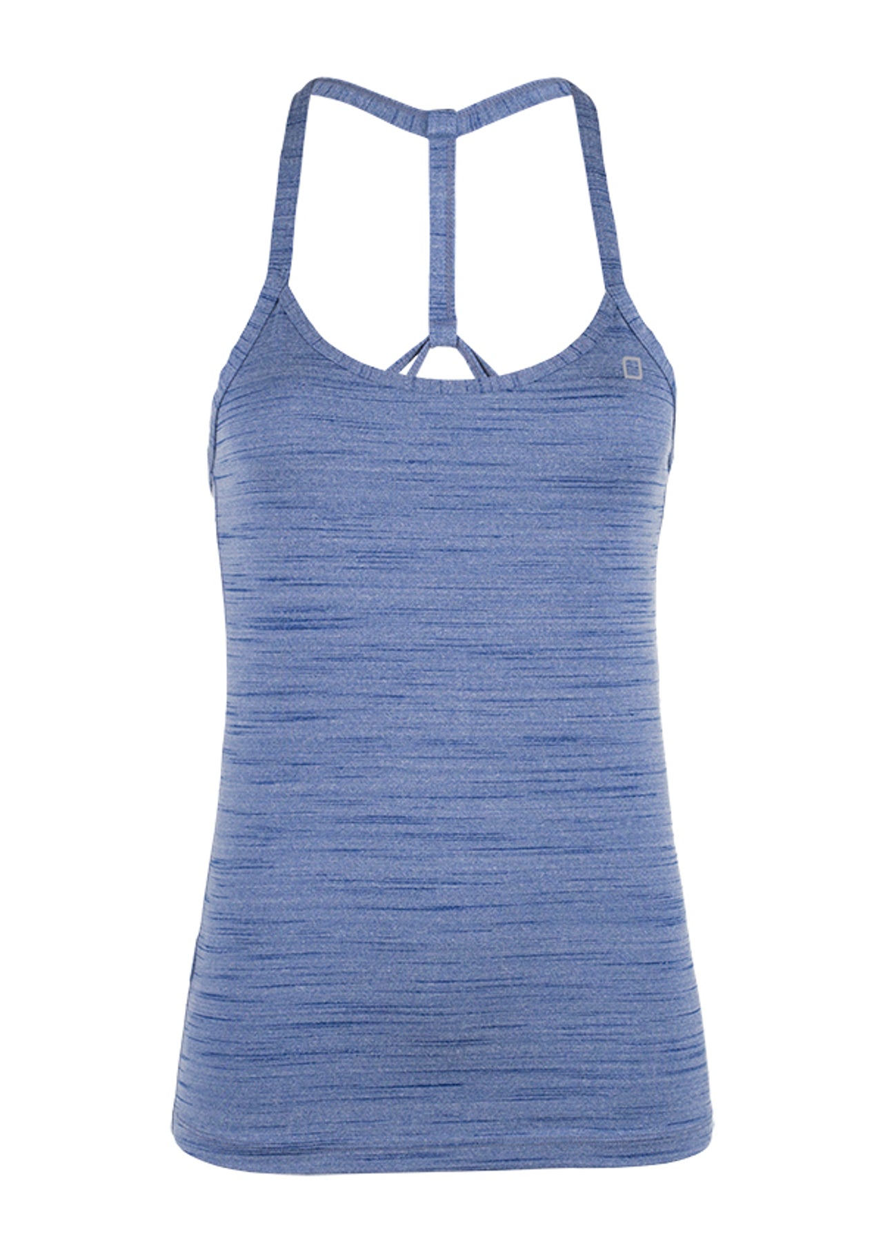 Lorna Jane Twist Active Tank - Indigo Marl