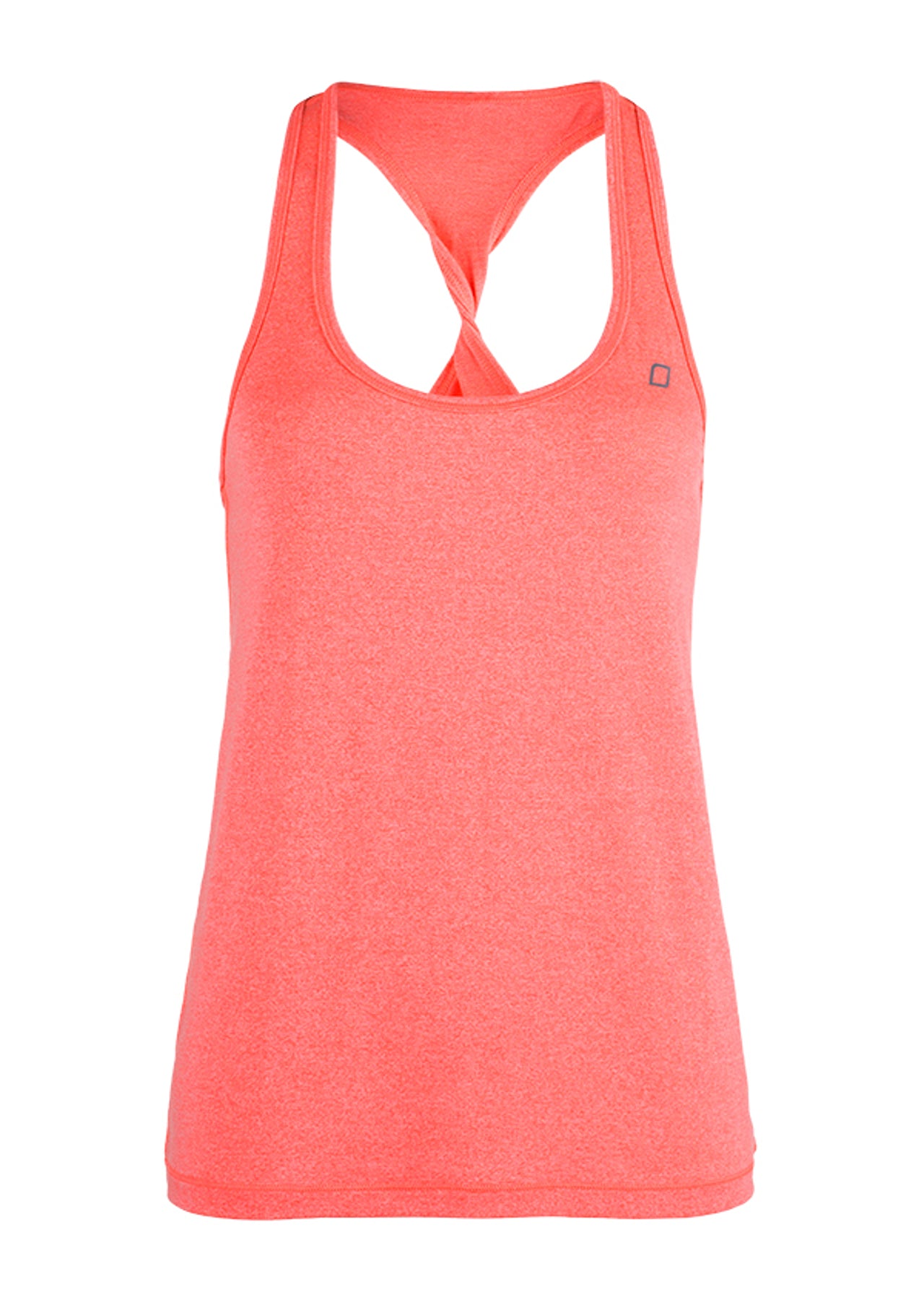 Lorna Jane Twisted Excel Tank - Neon Melon Marl