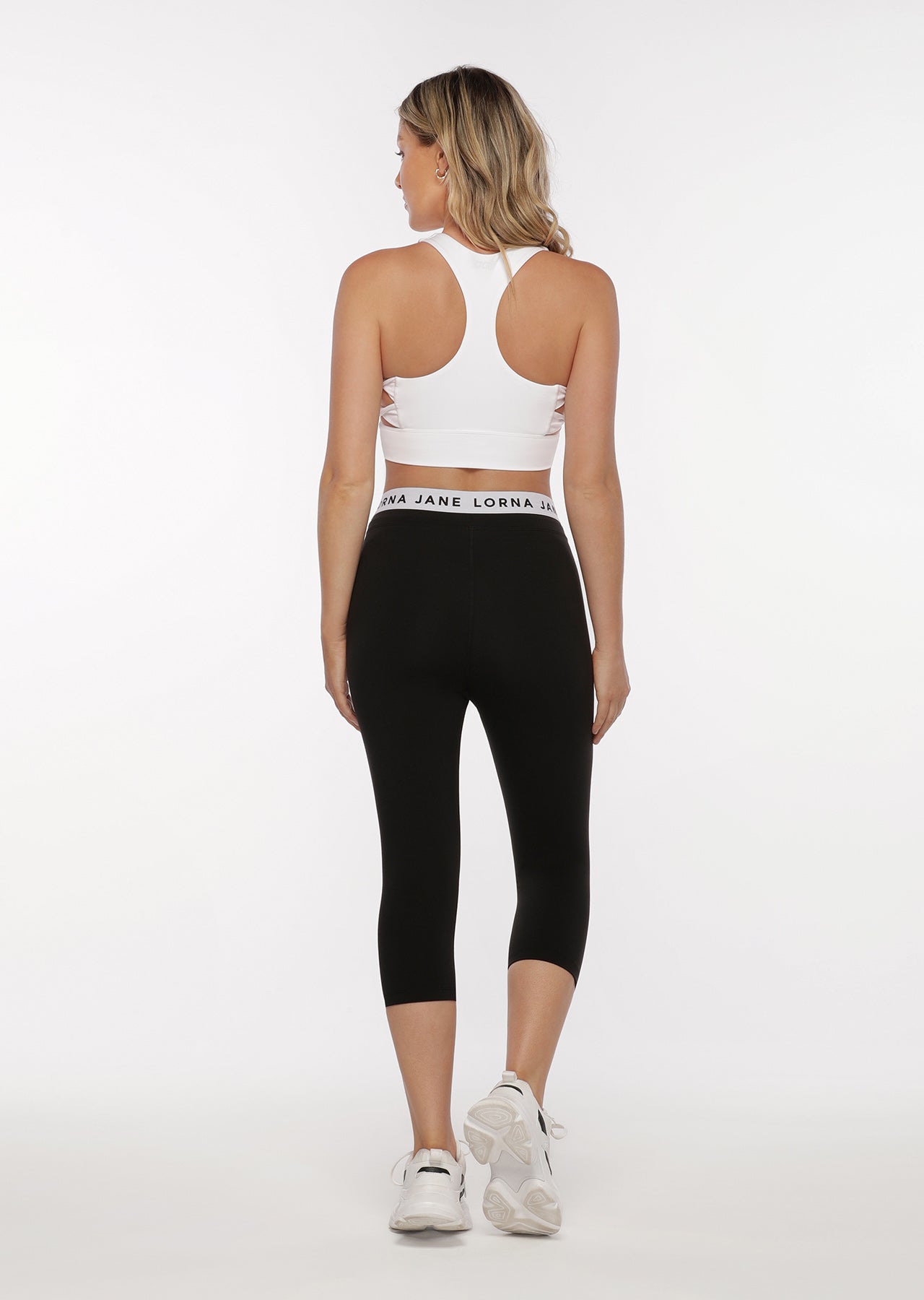 Lorna Jane Twisted Times Sports Bra - White