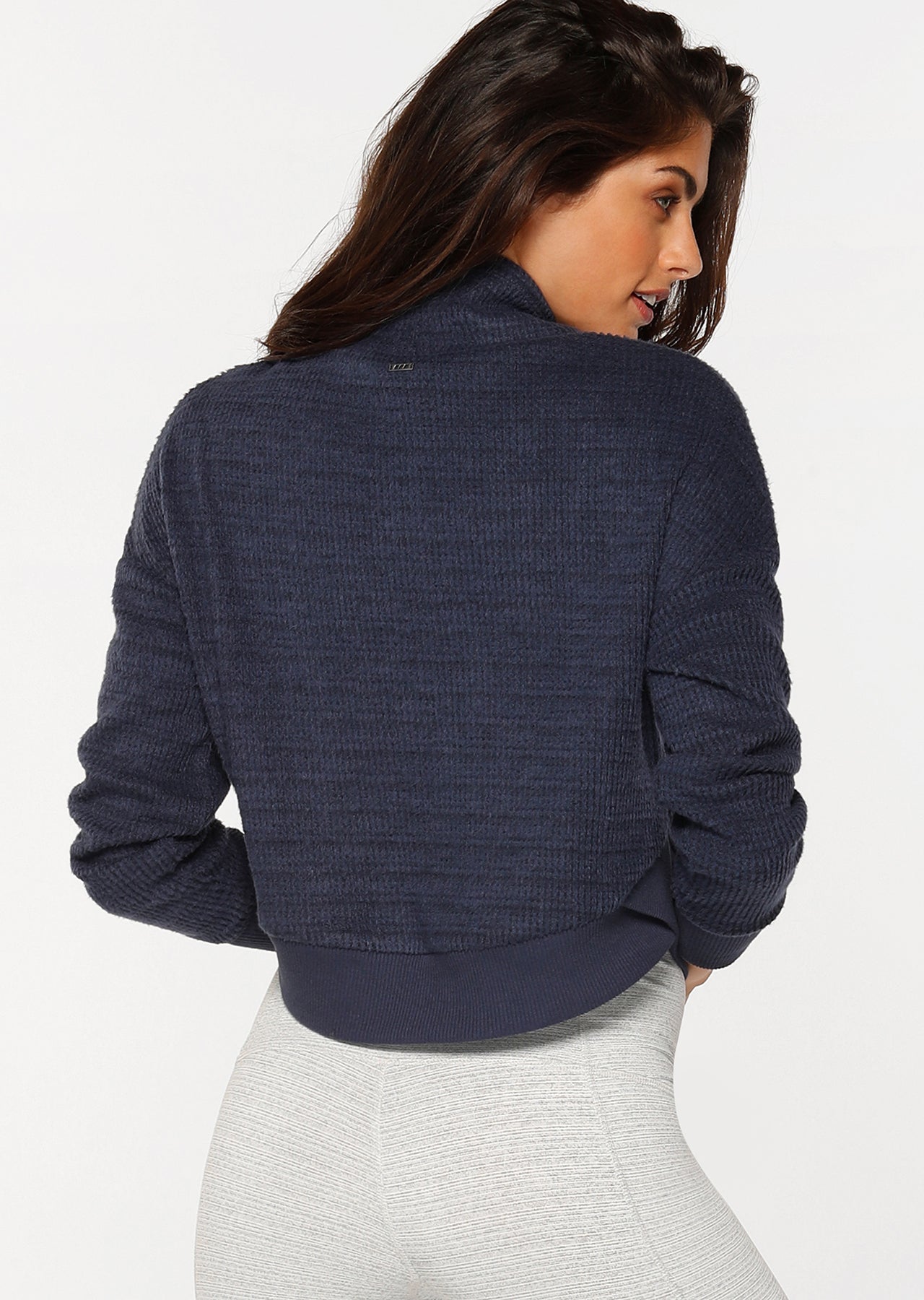 Lorna Jane Ultimate Brushed Long Sleeve Top - French Navy