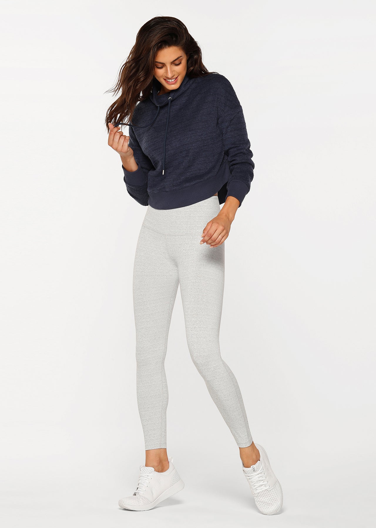 Lorna Jane Ultimate Brushed Long Sleeve Top - French Navy