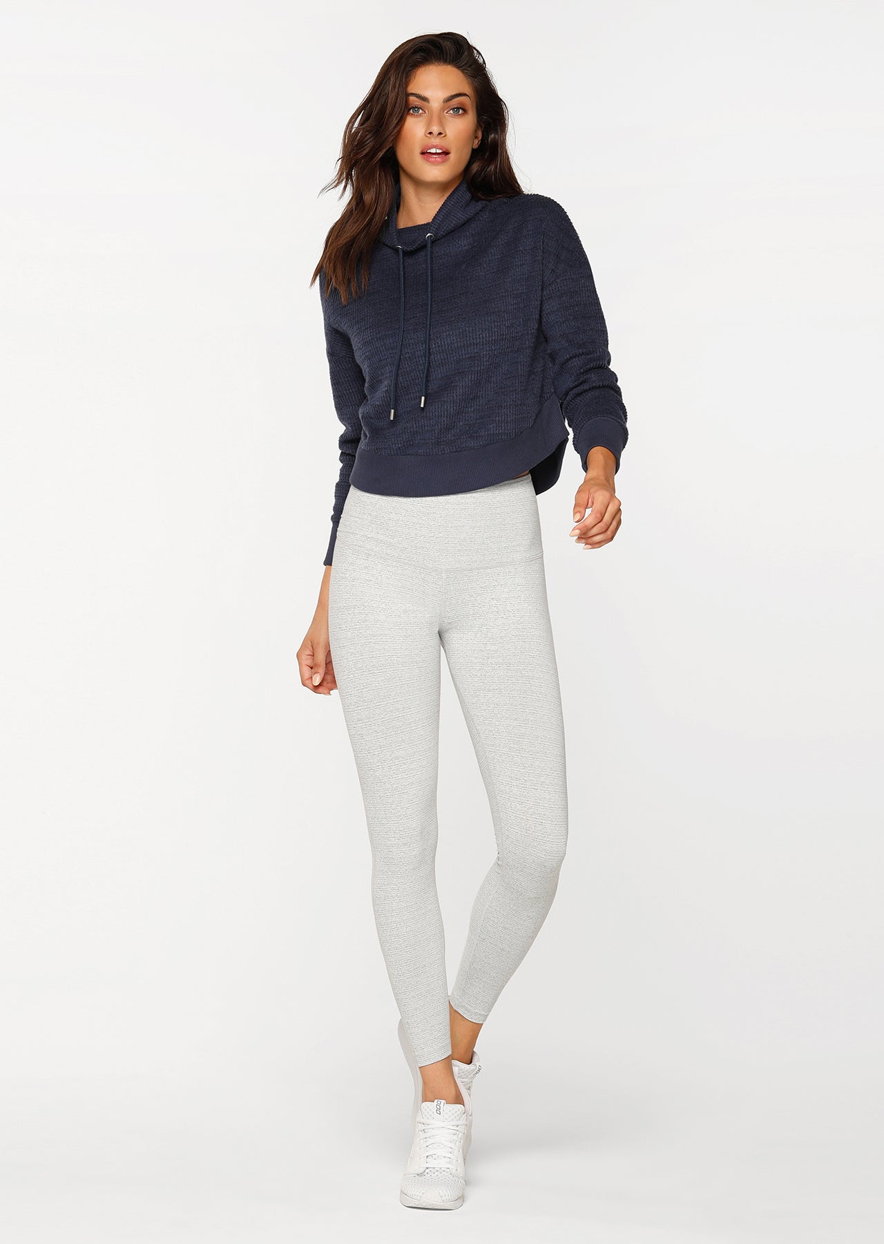 Lorna Jane Ultimate Brushed Long Sleeve Top - French Navy