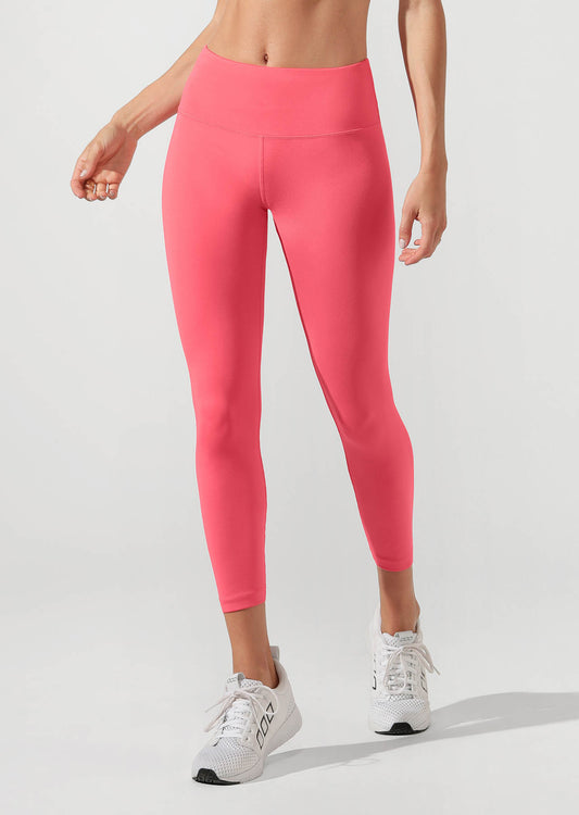 Lorna Jane Ultimate Recycled Ankle Biter Tight - Dark Pink Grapefruit