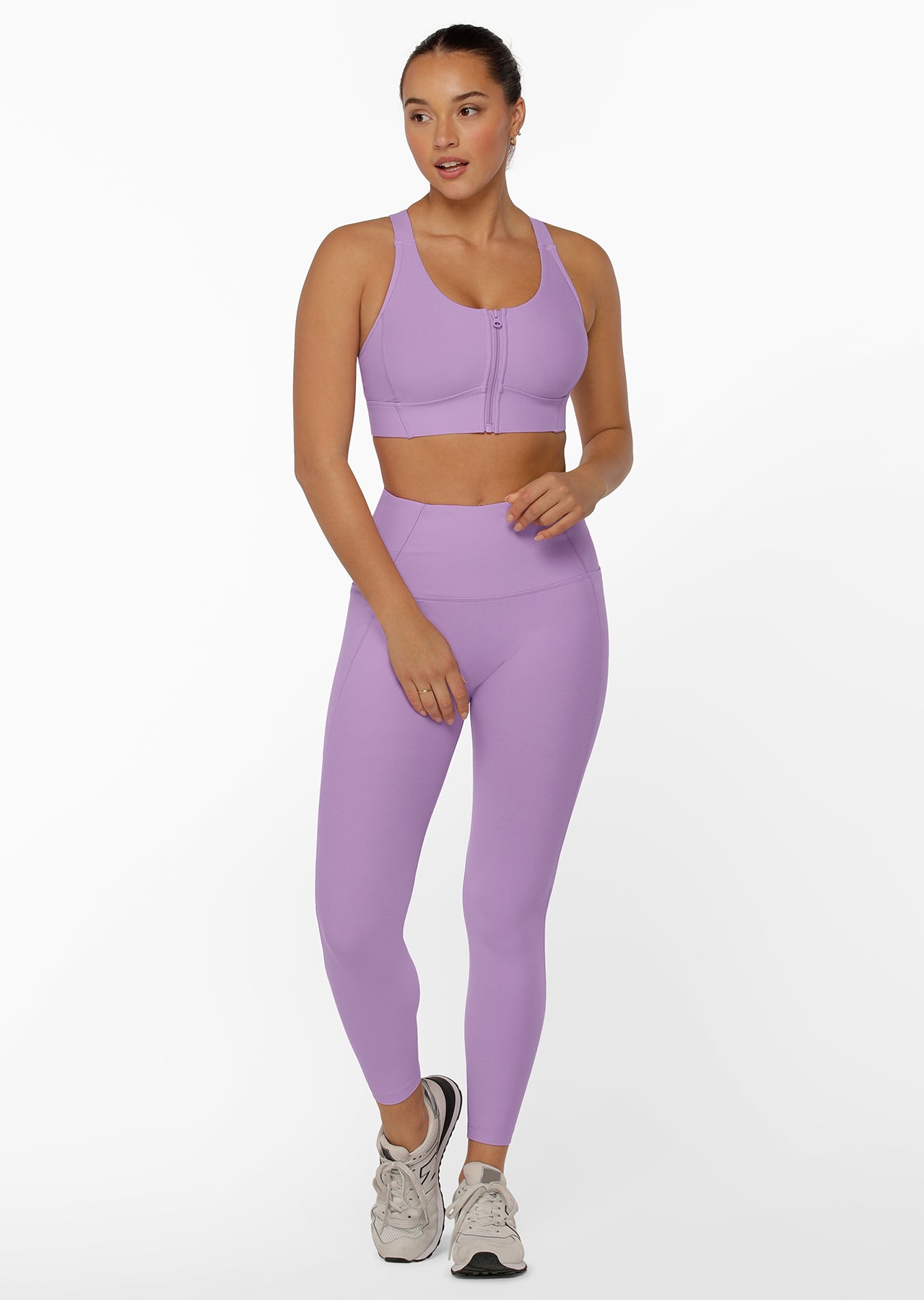 Lorna Jane Ultimate Excel Ankle Biter Leggings - Lilac Buzz