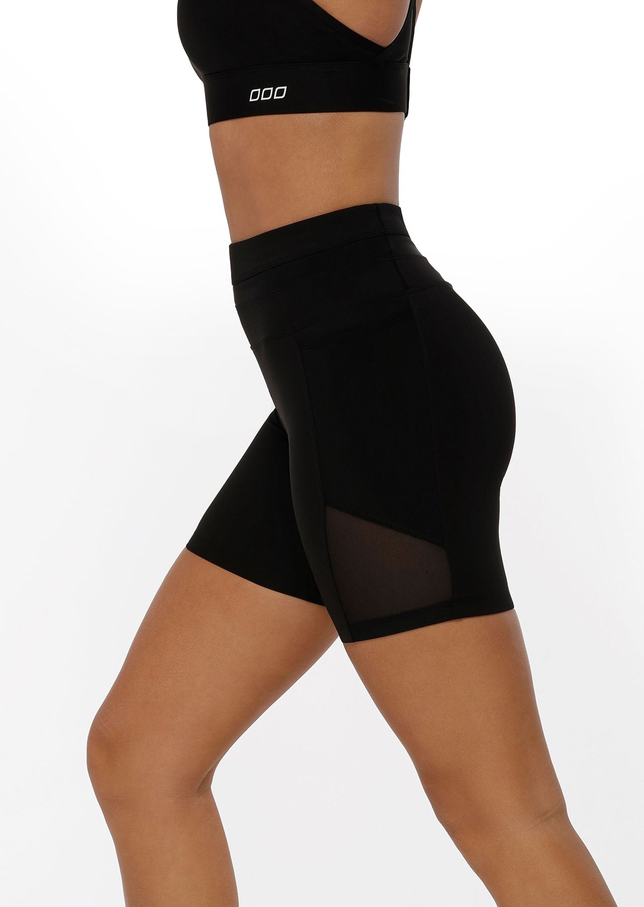 Lorna Jane Ultra Hold Booty Bike Shorts - Black