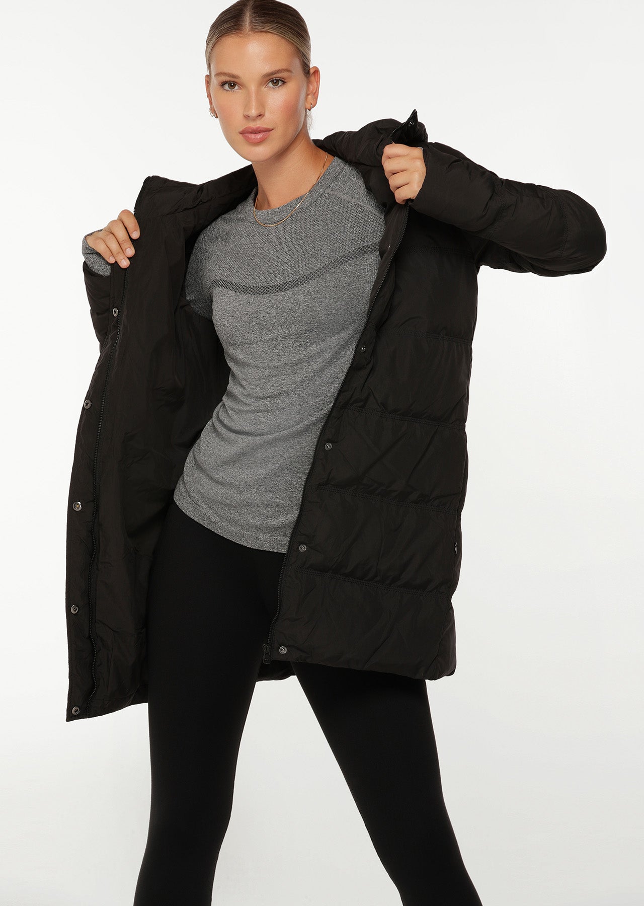 Lorna Jane Ultra Lite Down Jacket - Black