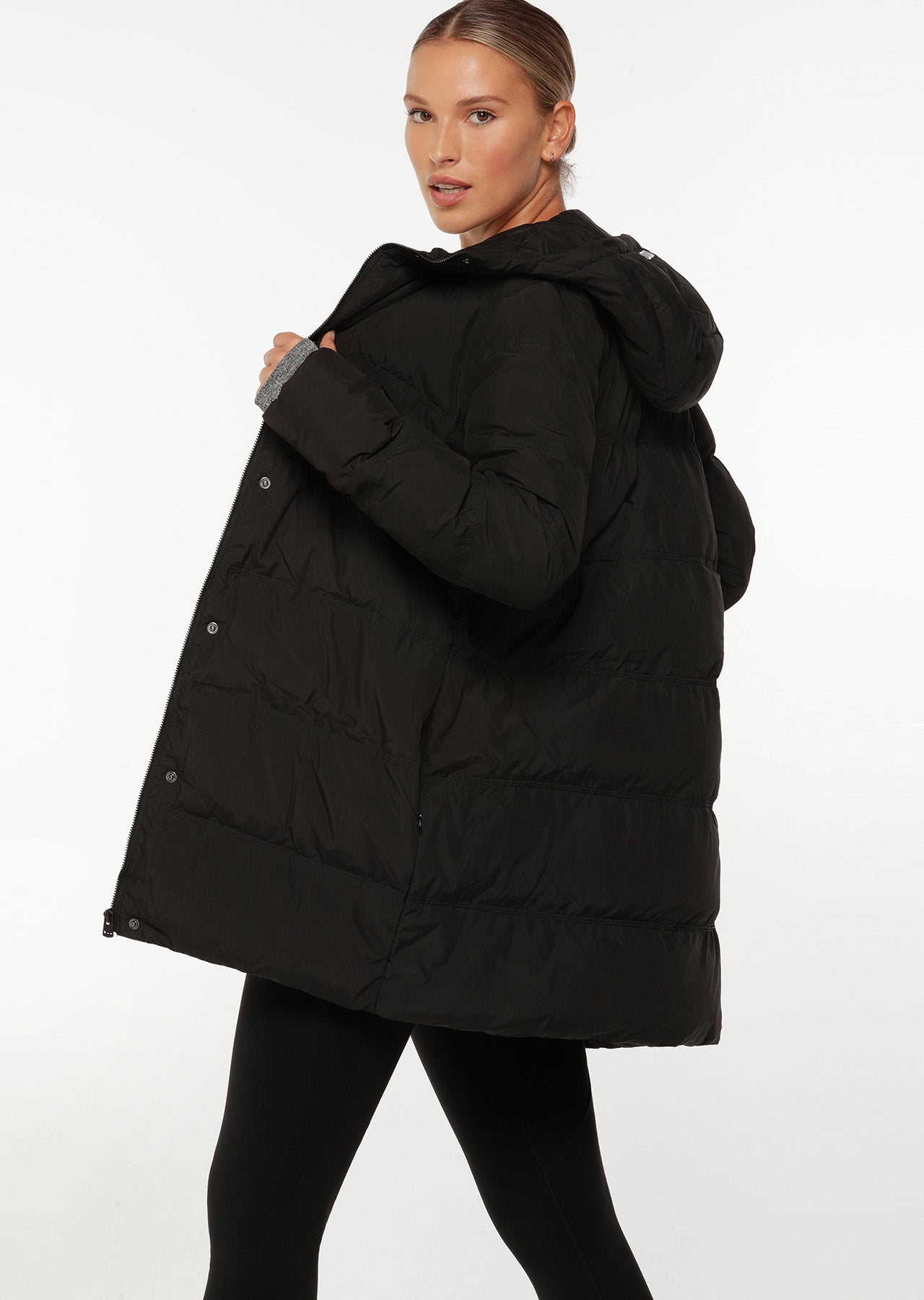 Lorna Jane Ultra Lite Down Jacket - Black