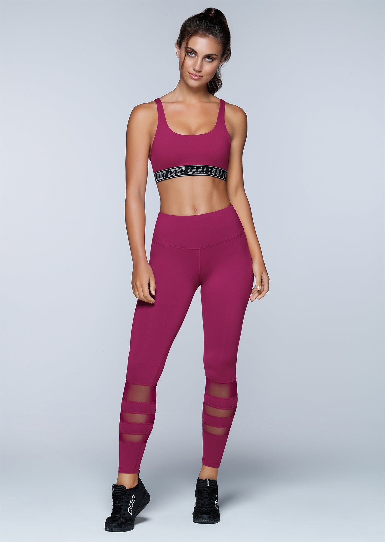 Lorna Jane Undefeated Core F/L Tight - Beetroot