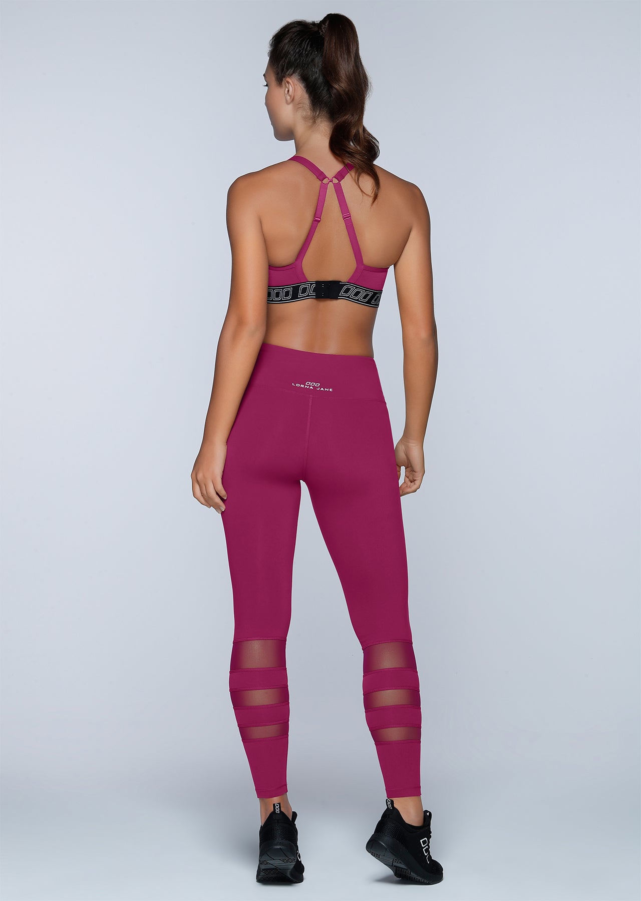 Lorna Jane Undefeated Core F/L Tight - Beetroot