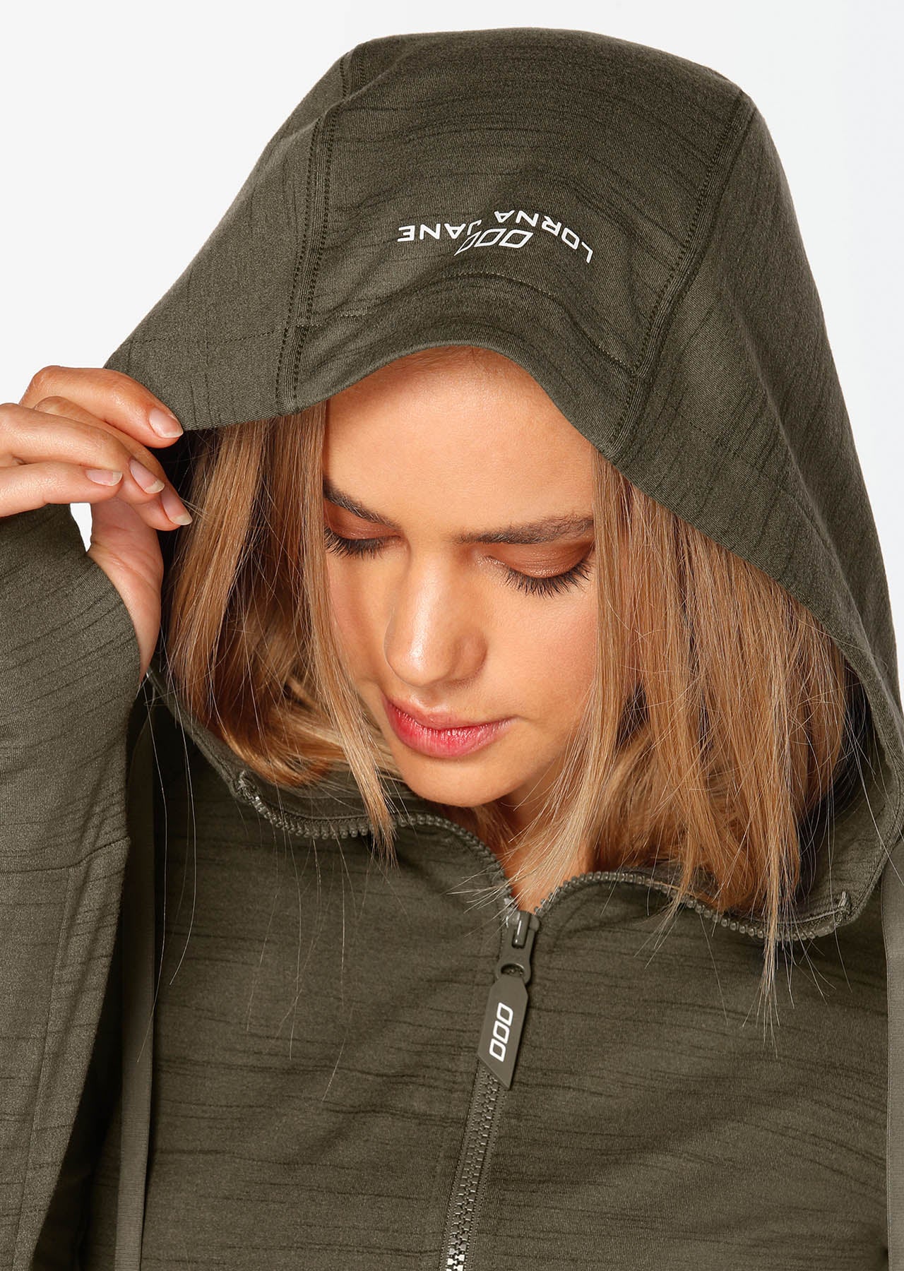 Lorna Jane Unstoppable Active Jacket - Dark Safari Marl