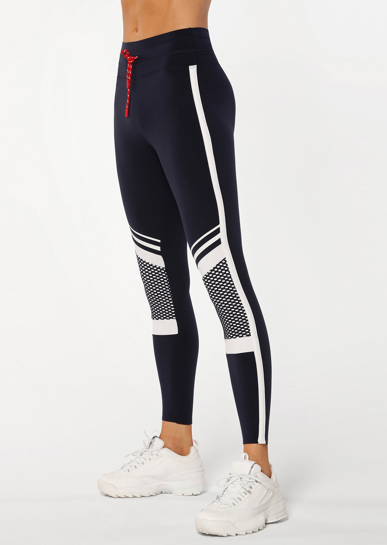 Lorna Jane Uplift Aloe F/L Tight - French Navy