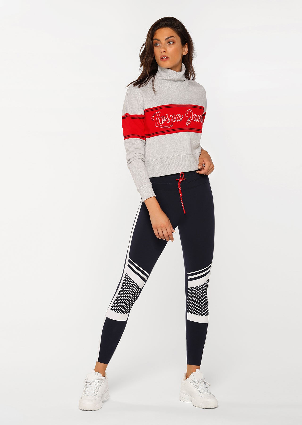 Lorna Jane Uplift Aloe F/L Tight - French Navy