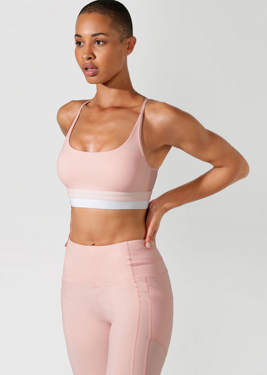 Lorna Jane Uplift Sports Bra - Dark Dusty Pink