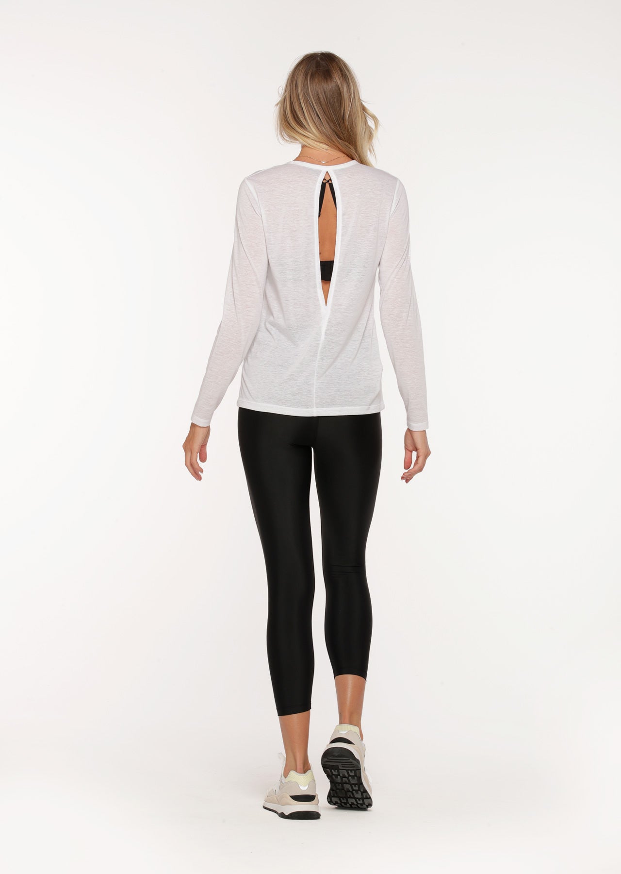 Lorna Jane Upright Long Sleeve Top - White