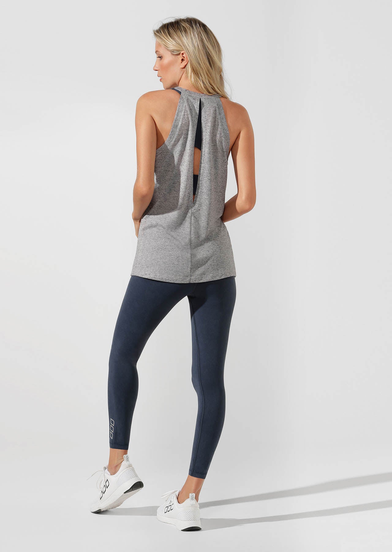 Lorna Jane Upright Tank - Grey Marl