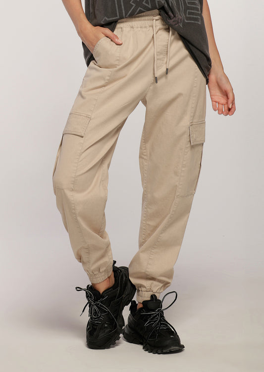 Lorna Jane Utility Flashy Pants - Off White