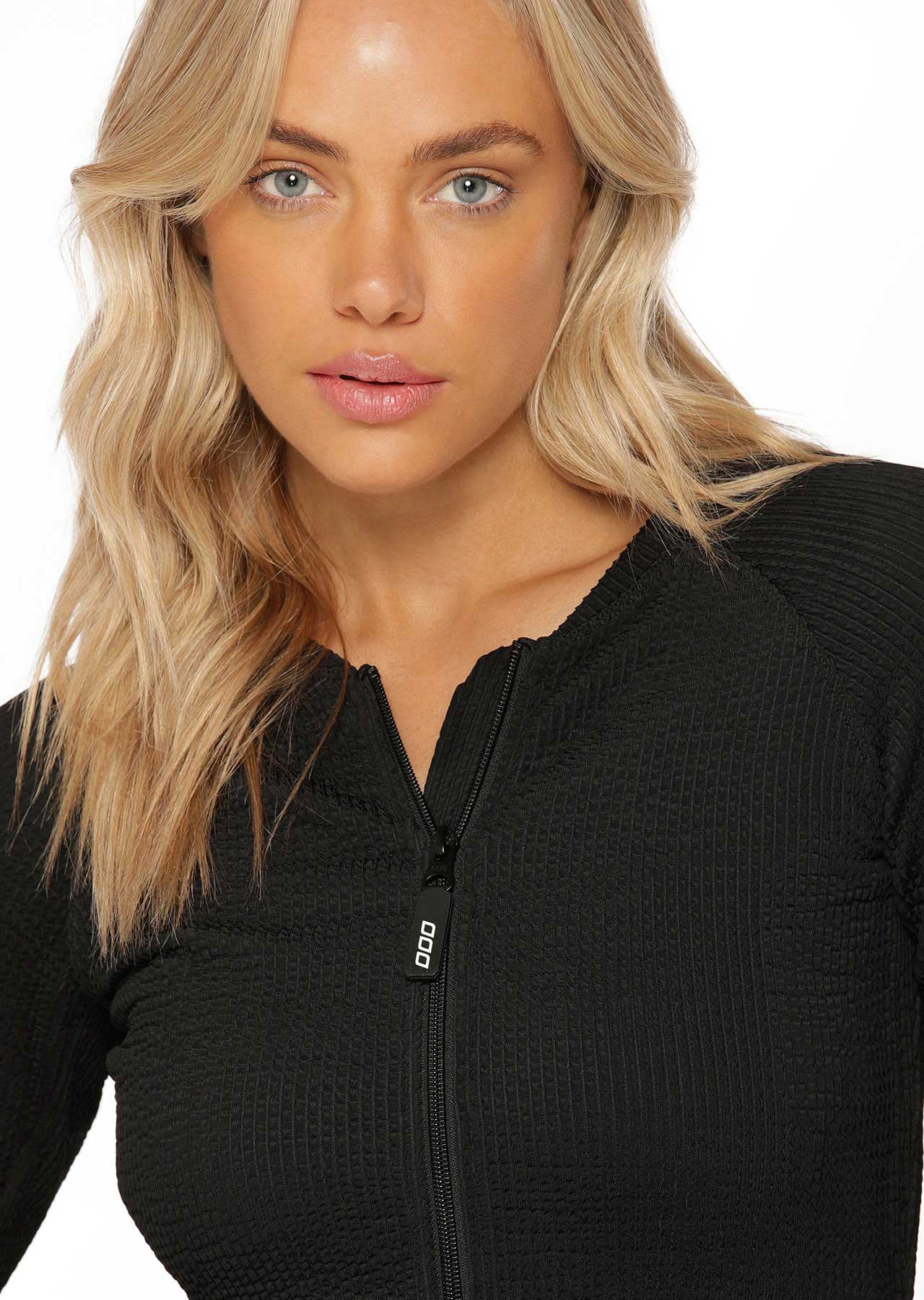 Lorna Jane Vacation Crimped Rash Vest - Black