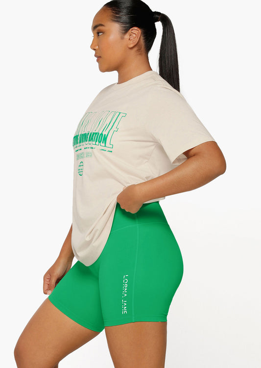 Lorna Jane Vacation Relaxed Tee - Oyster