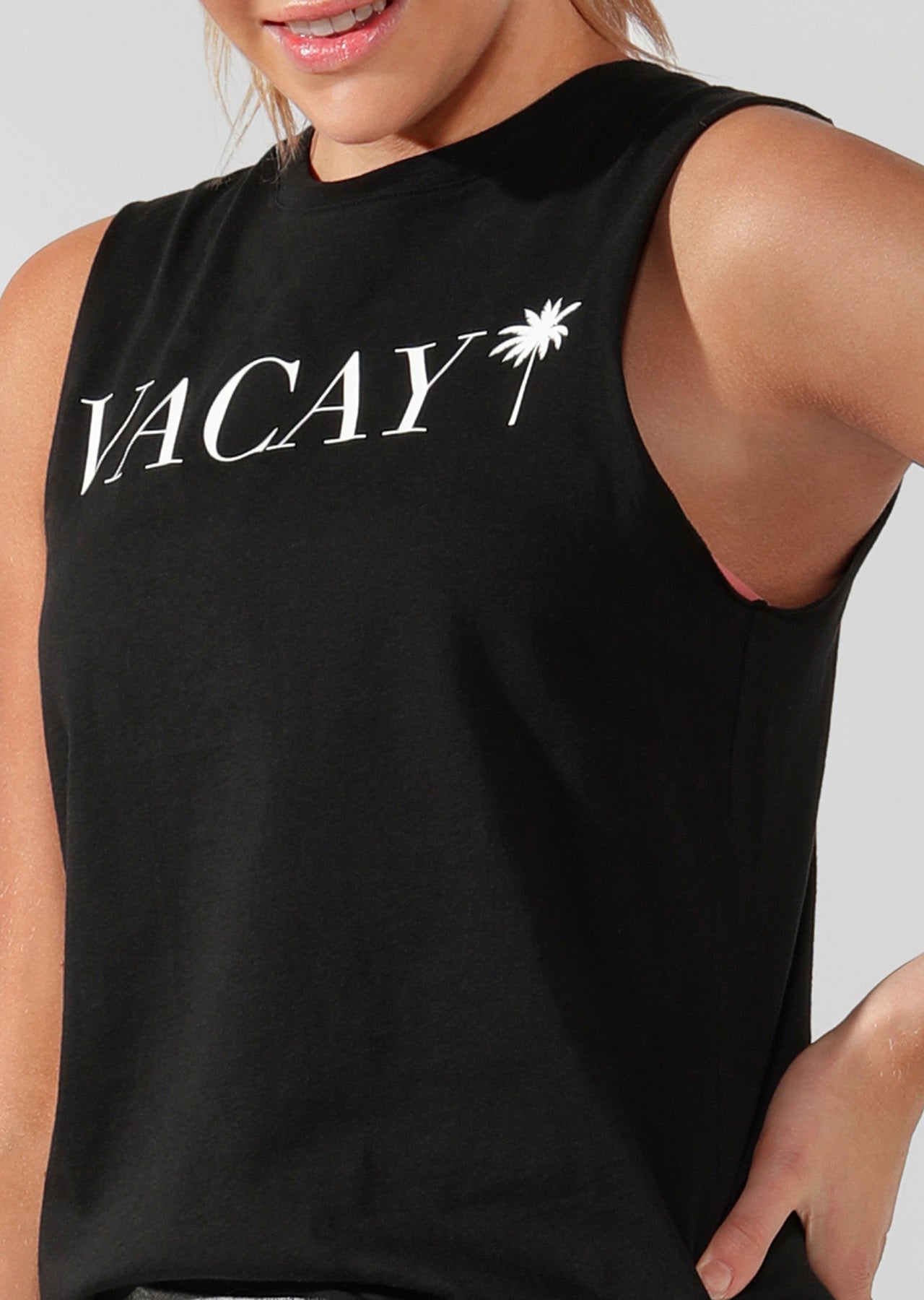 Lorna Jane Vacay Tank - Black