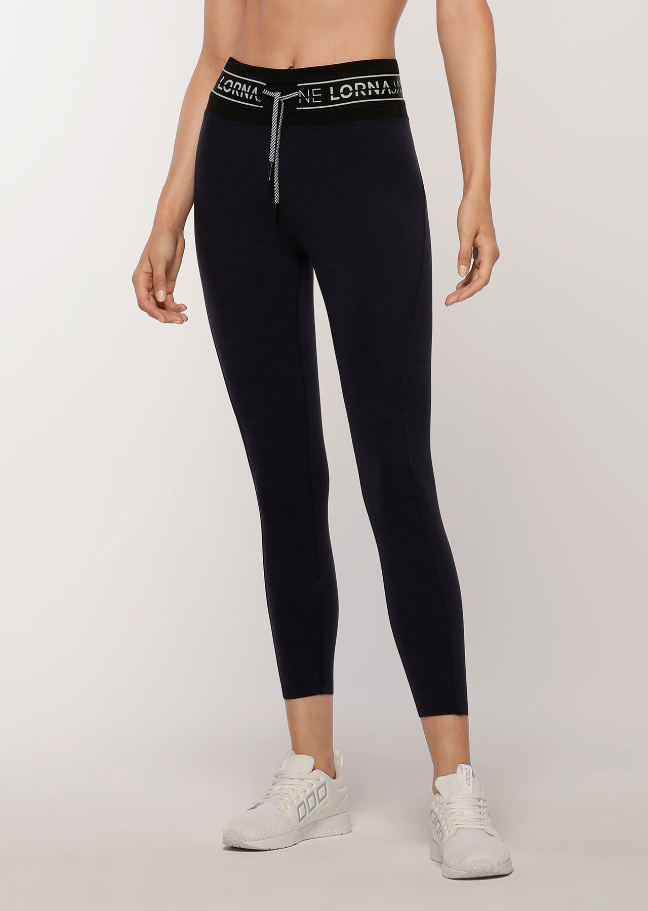 Lorna Jane Vanish Core Ankle Biter Leggings - French Navy Marl