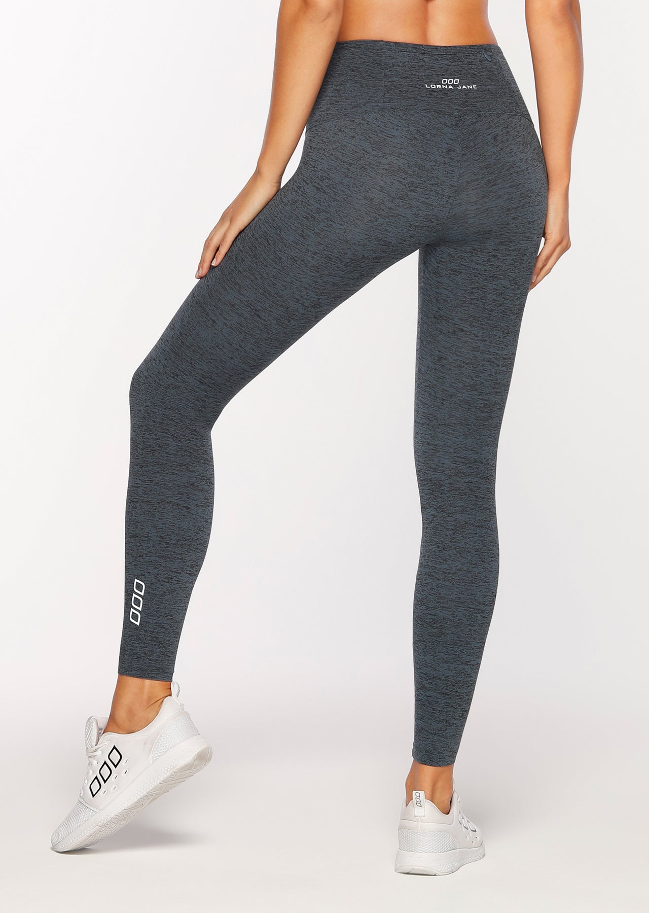 Lorna Jane Venice Beach F/L Tight - Scuba Blue Marl